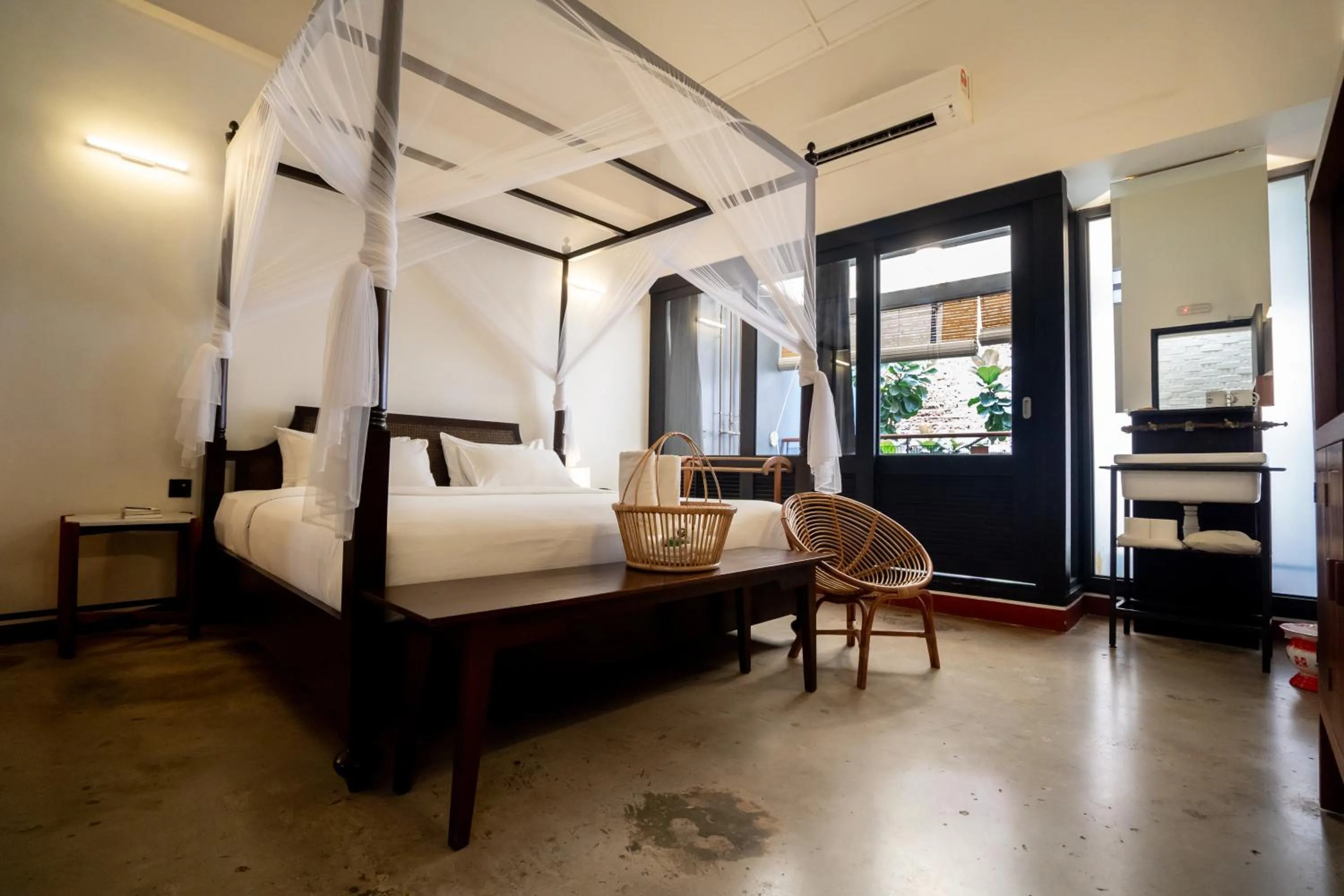 Bed in Tian Jing Hotel