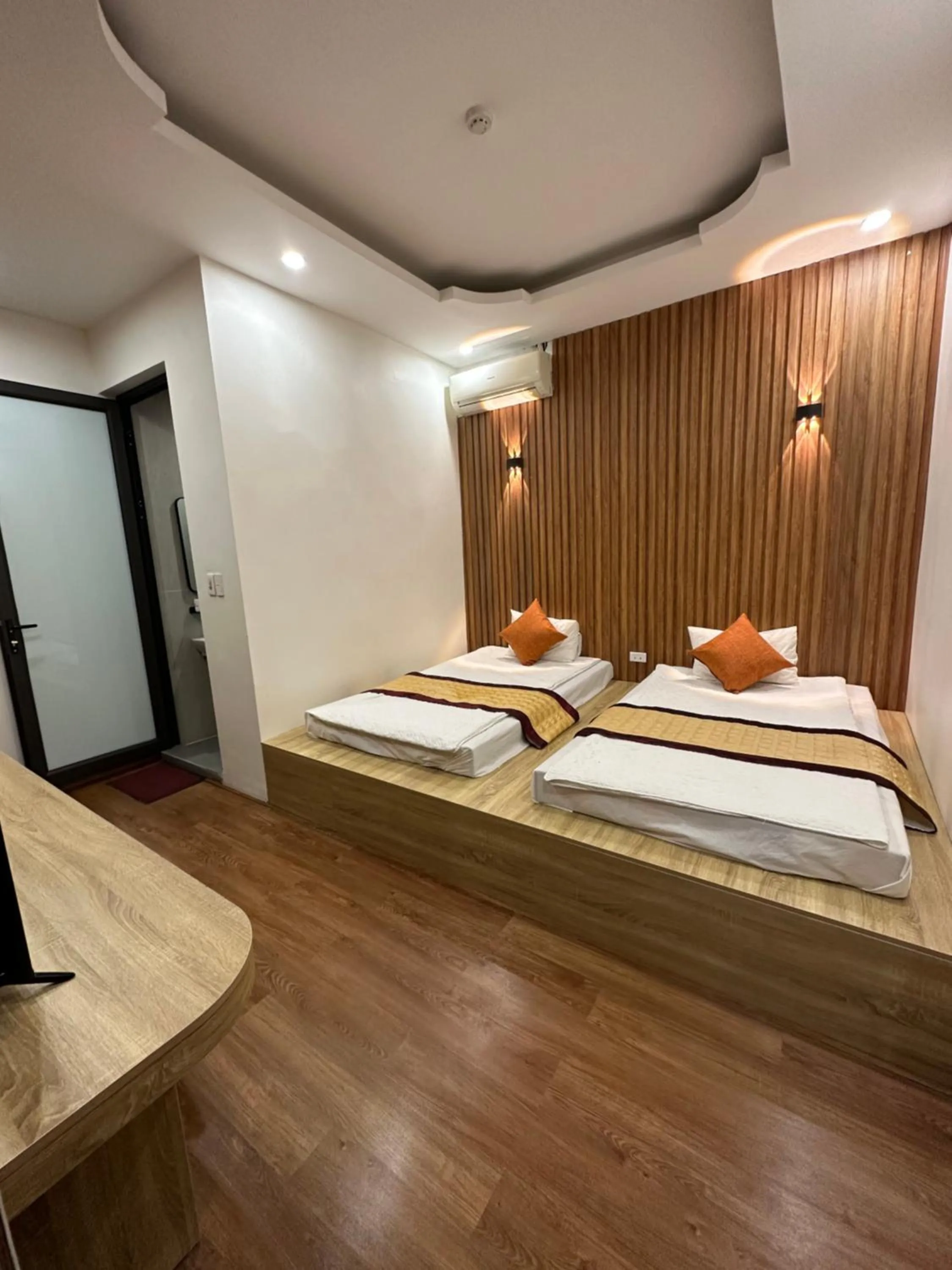 Bed in Minh Hoang Hotel & Homestay