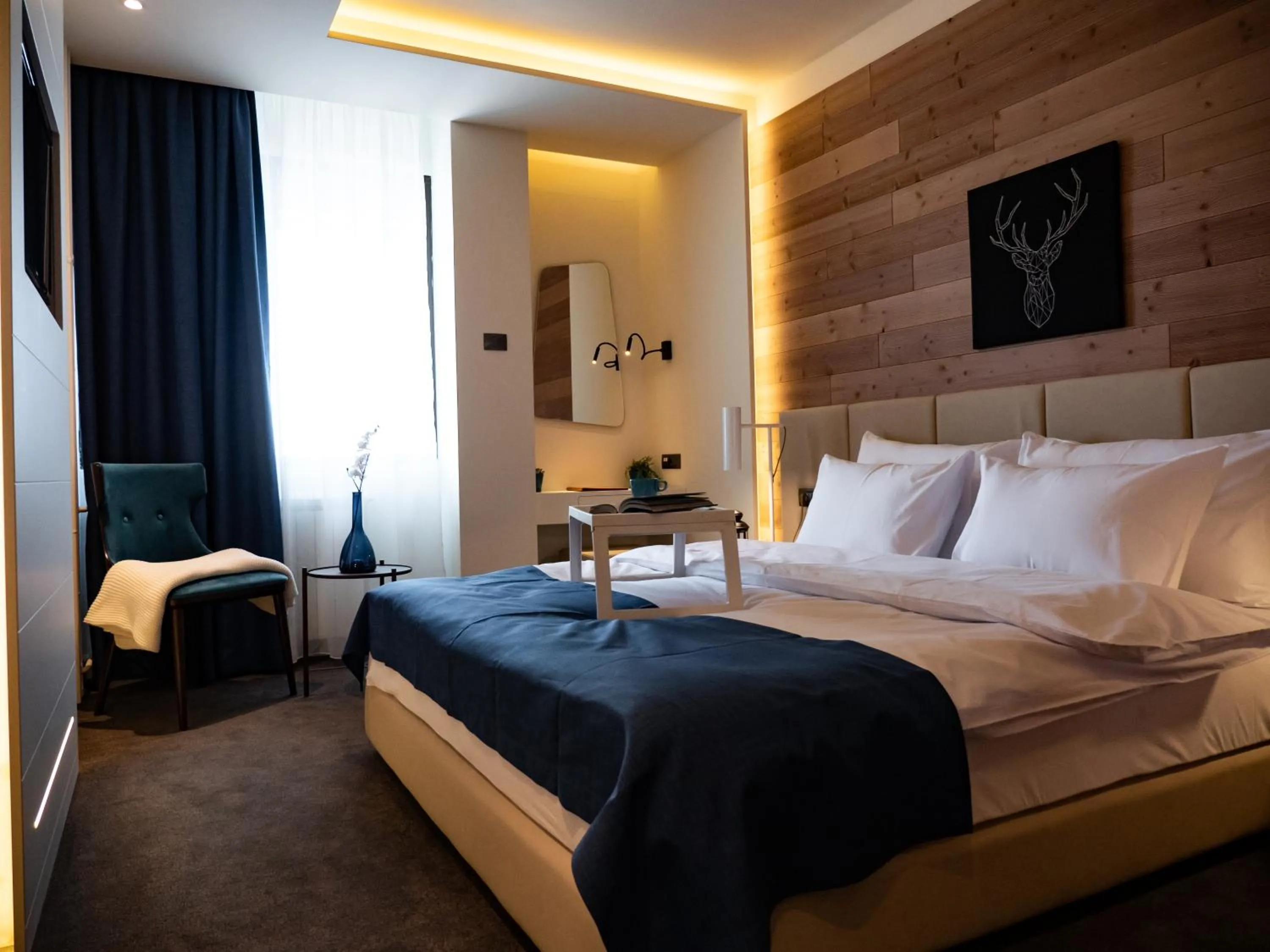 Bed in Hotel Putnik Kopaonik