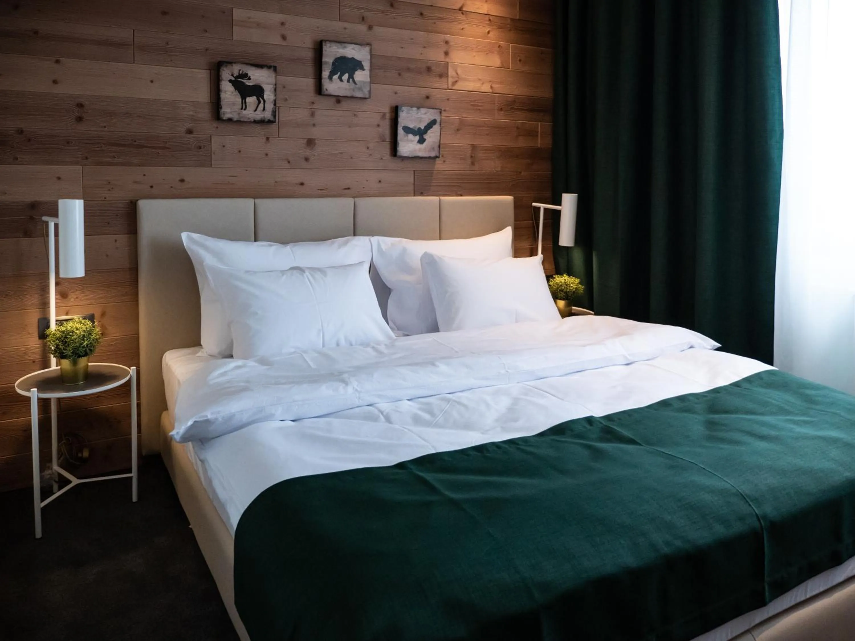 Bed in Hotel Putnik Kopaonik