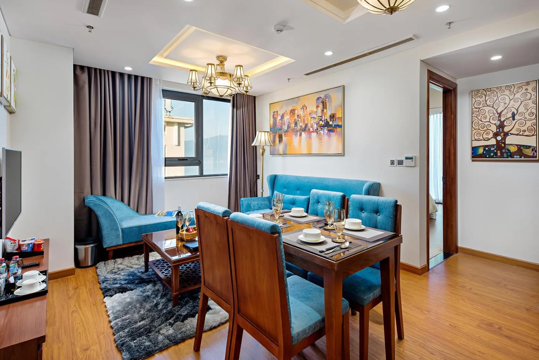 Living room in Paris Deli Danang Beach Hotel