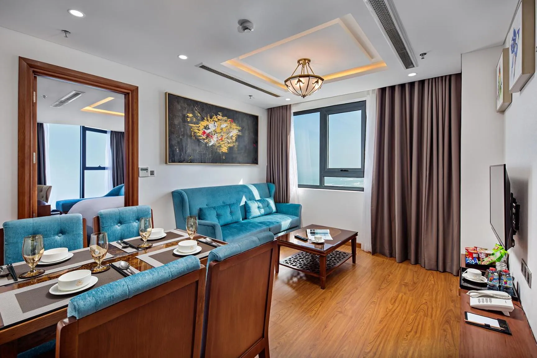 Living room in Paris Deli Danang Beach Hotel