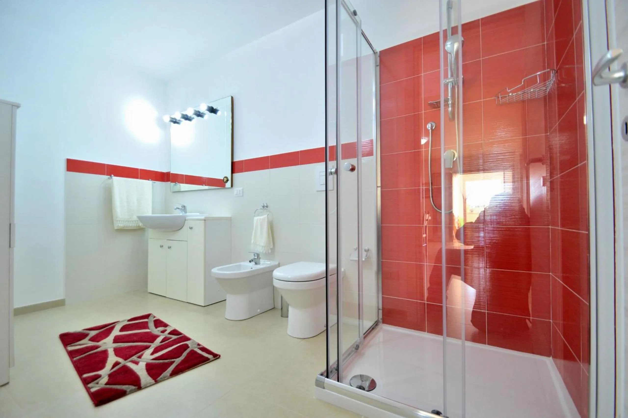Bathroom in Villa Bianca e Villa Arancio