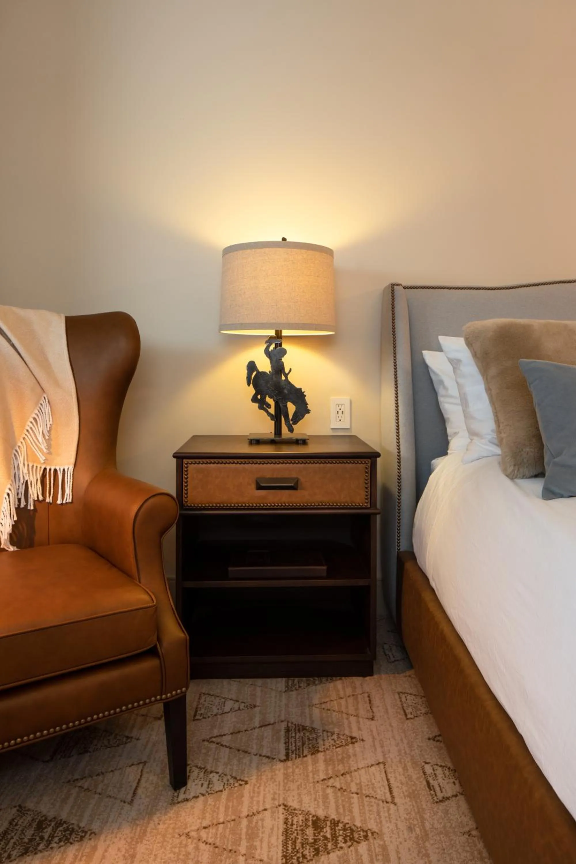Bedroom, Bed in The Rusty Parrot Lodge and Spa