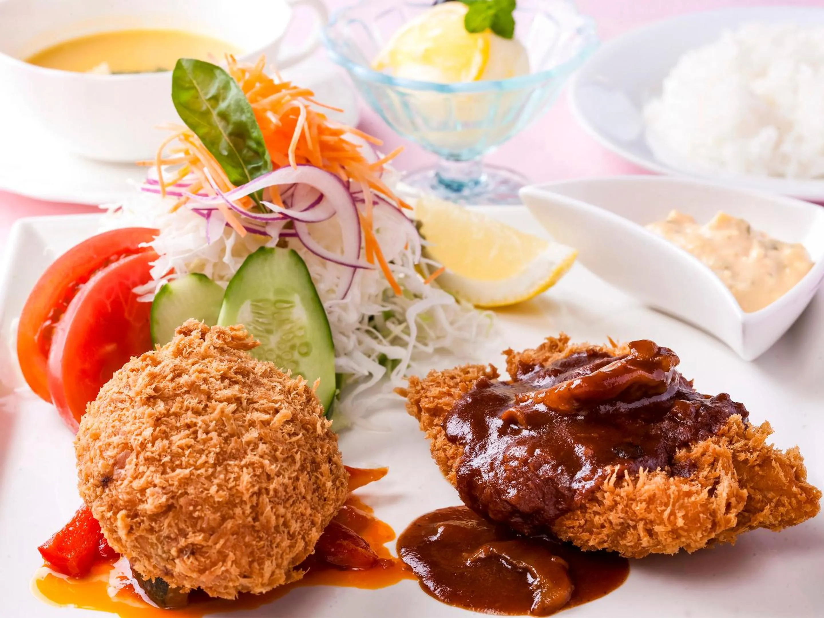 Dinner in Pension Kinrinko Toyonokuni