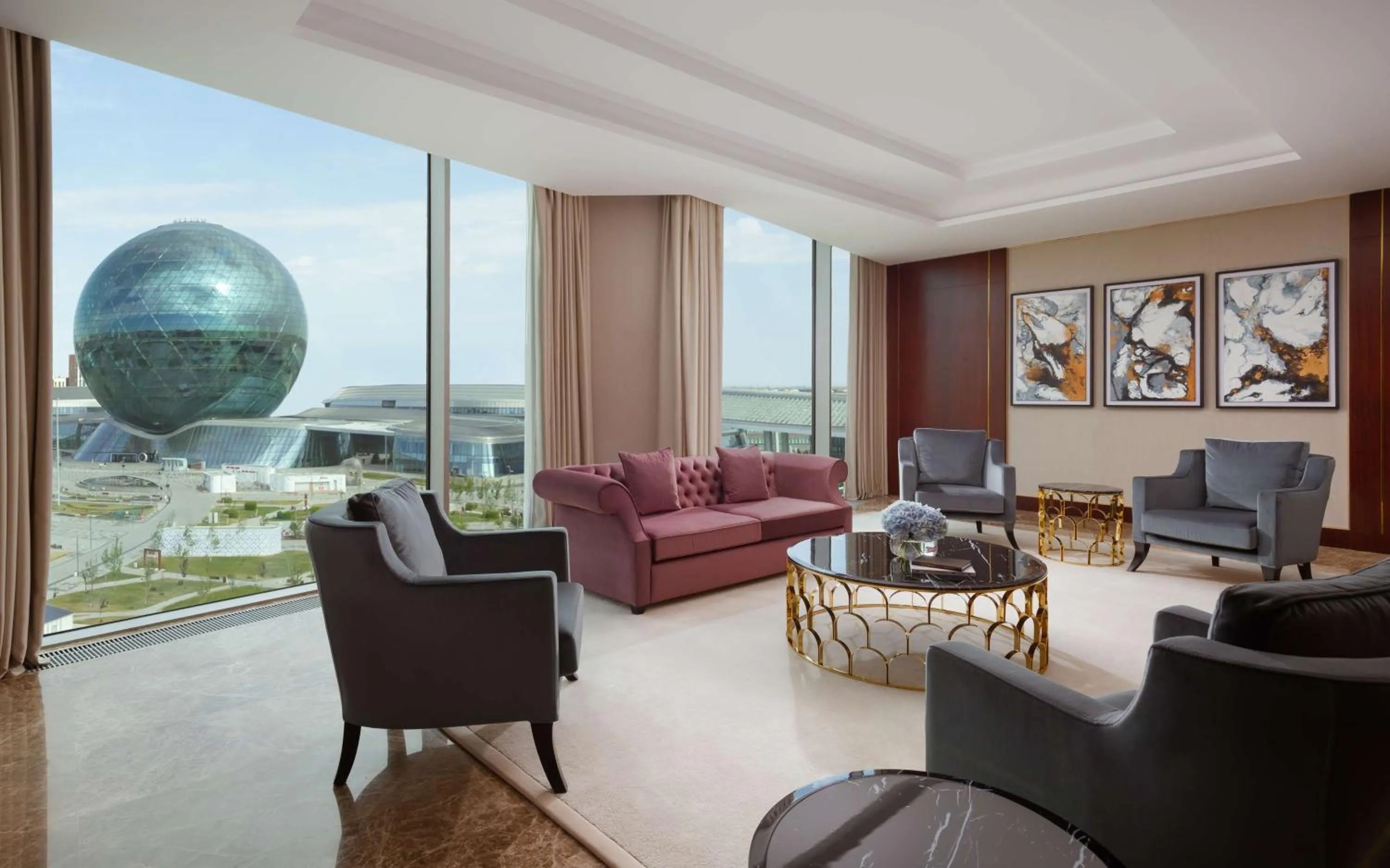 Living room in Hilton Astana