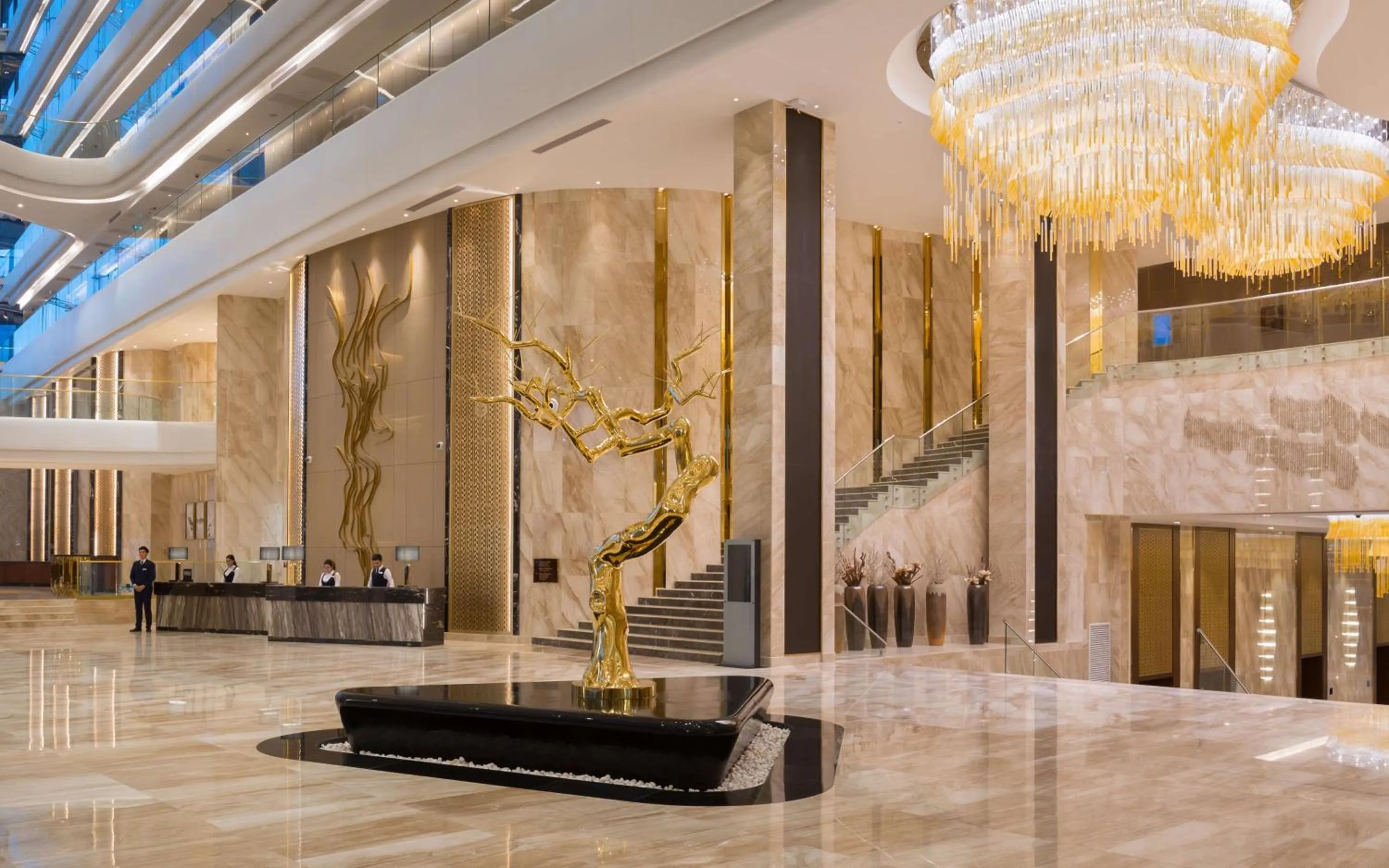 Lobby or reception in Hilton Astana