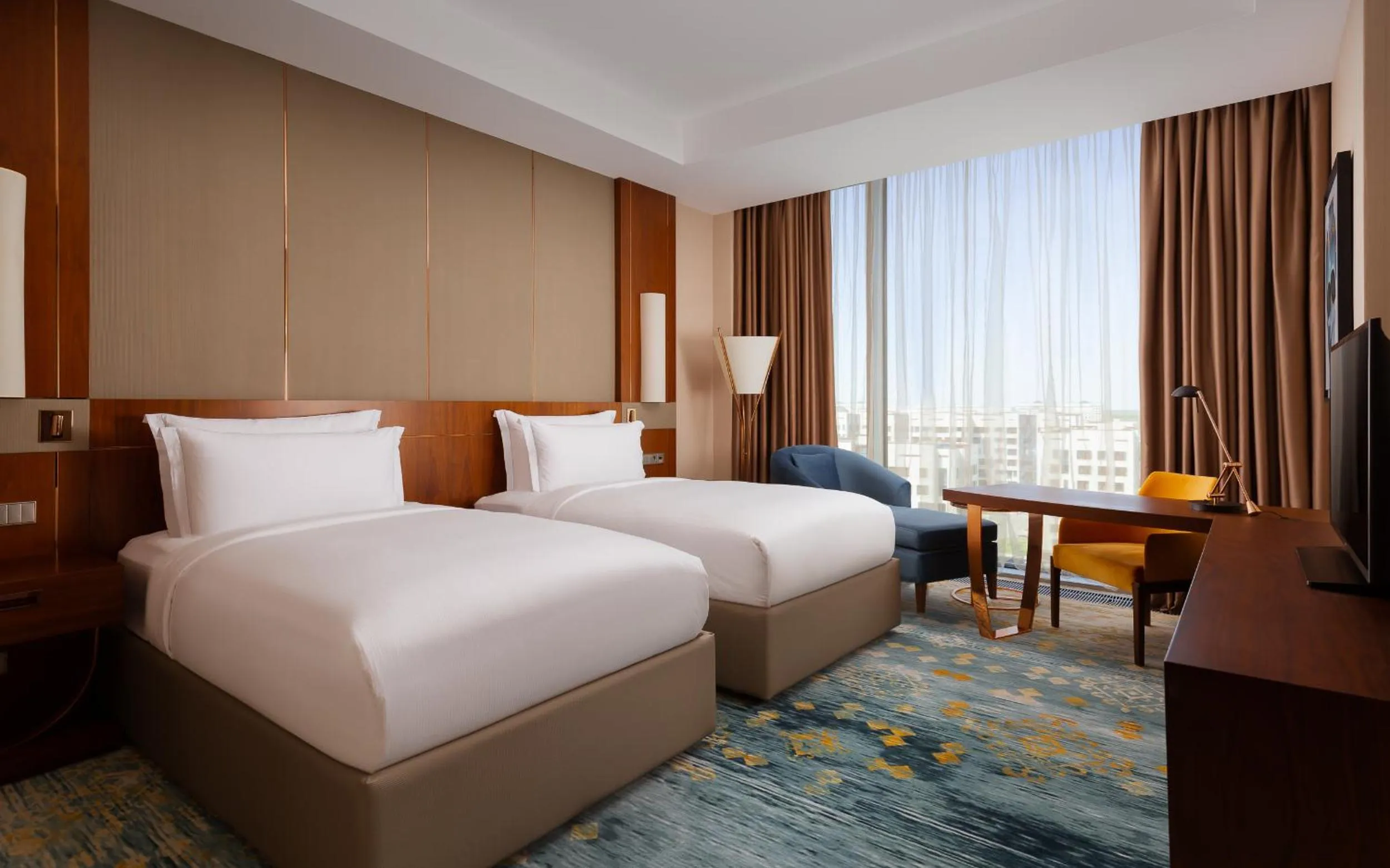 Bedroom, Bed in Hilton Astana