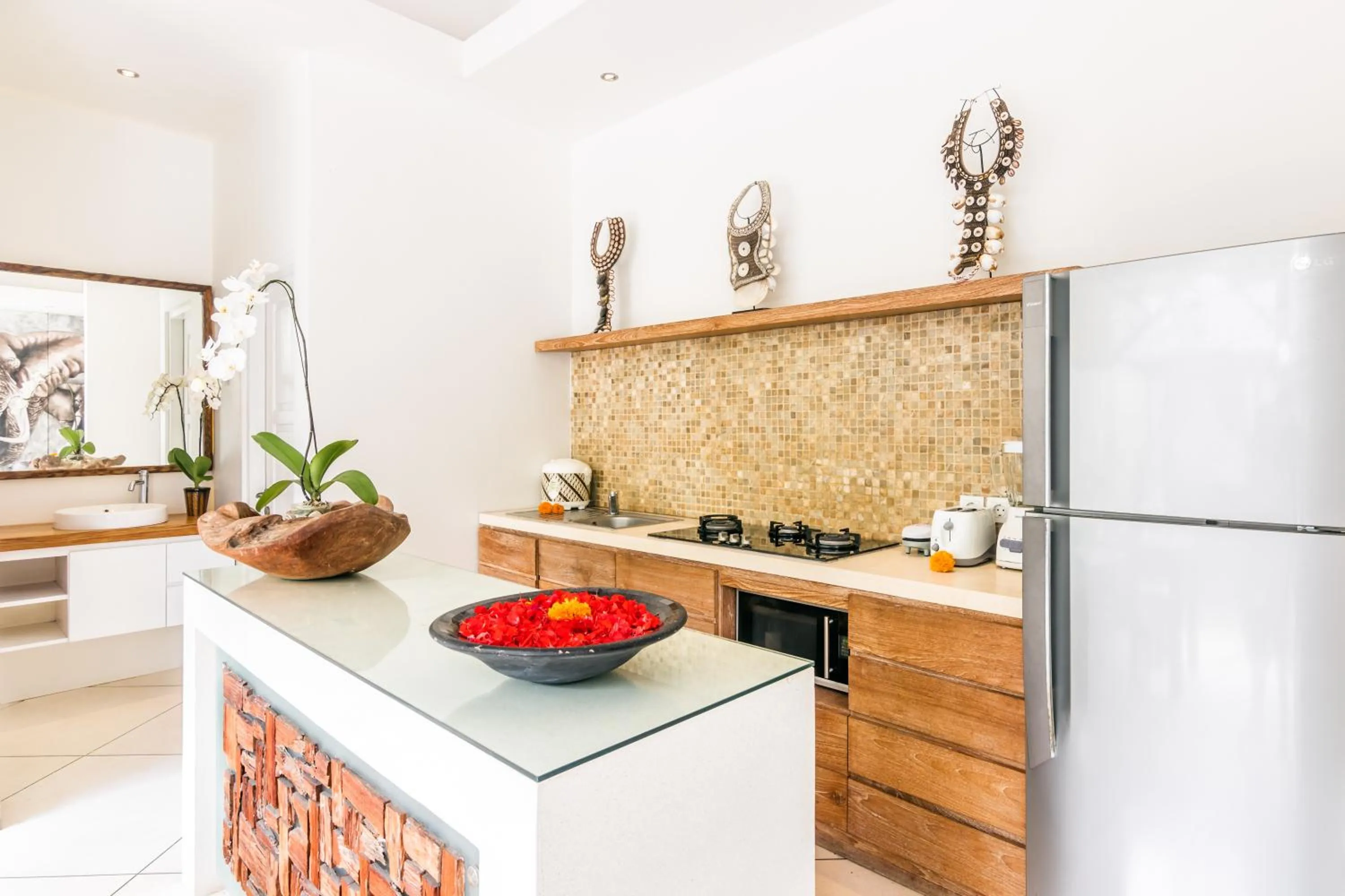 Kitchen or kitchenette in Villa Safari