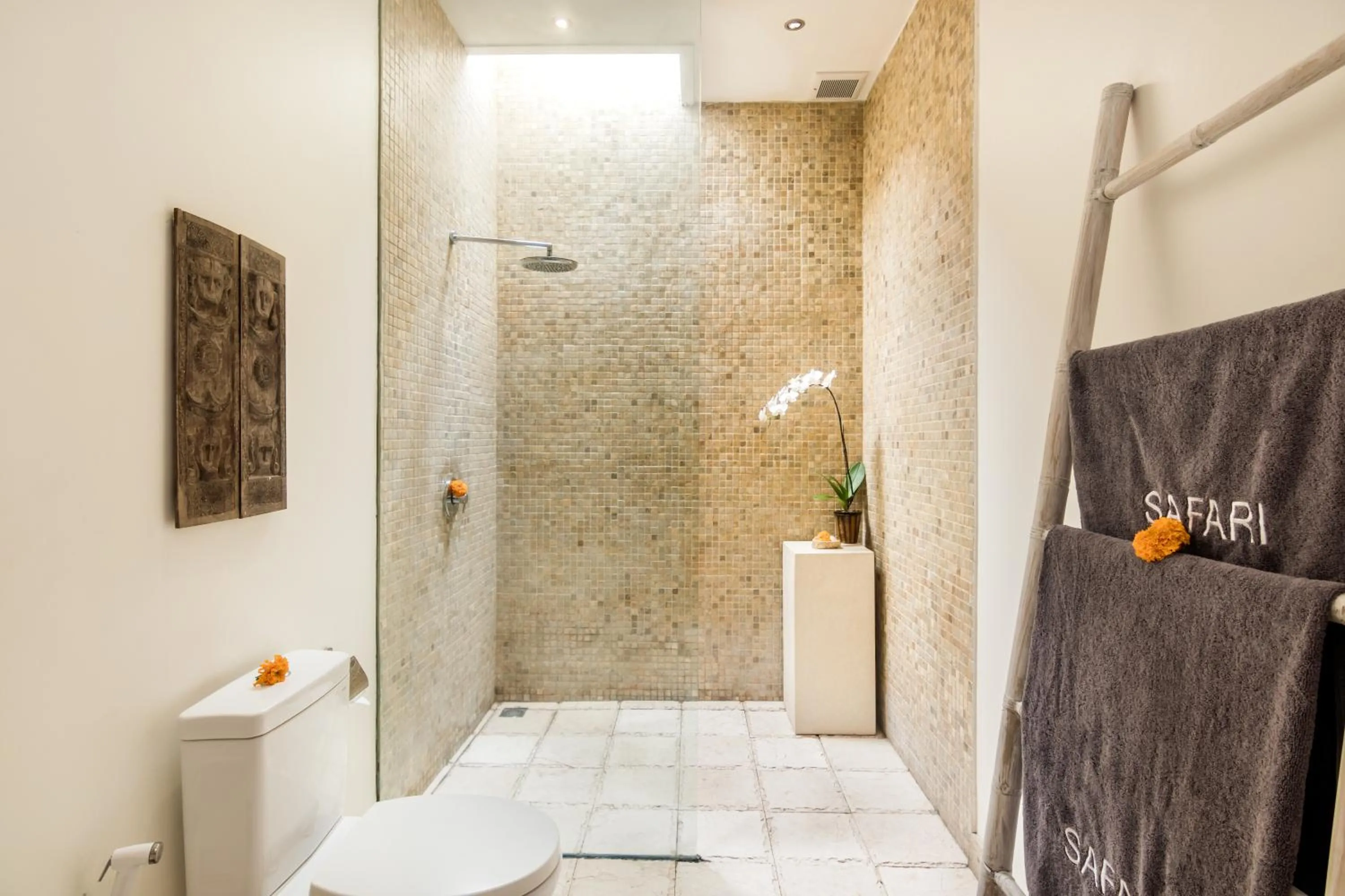 Shower in Villa Safari