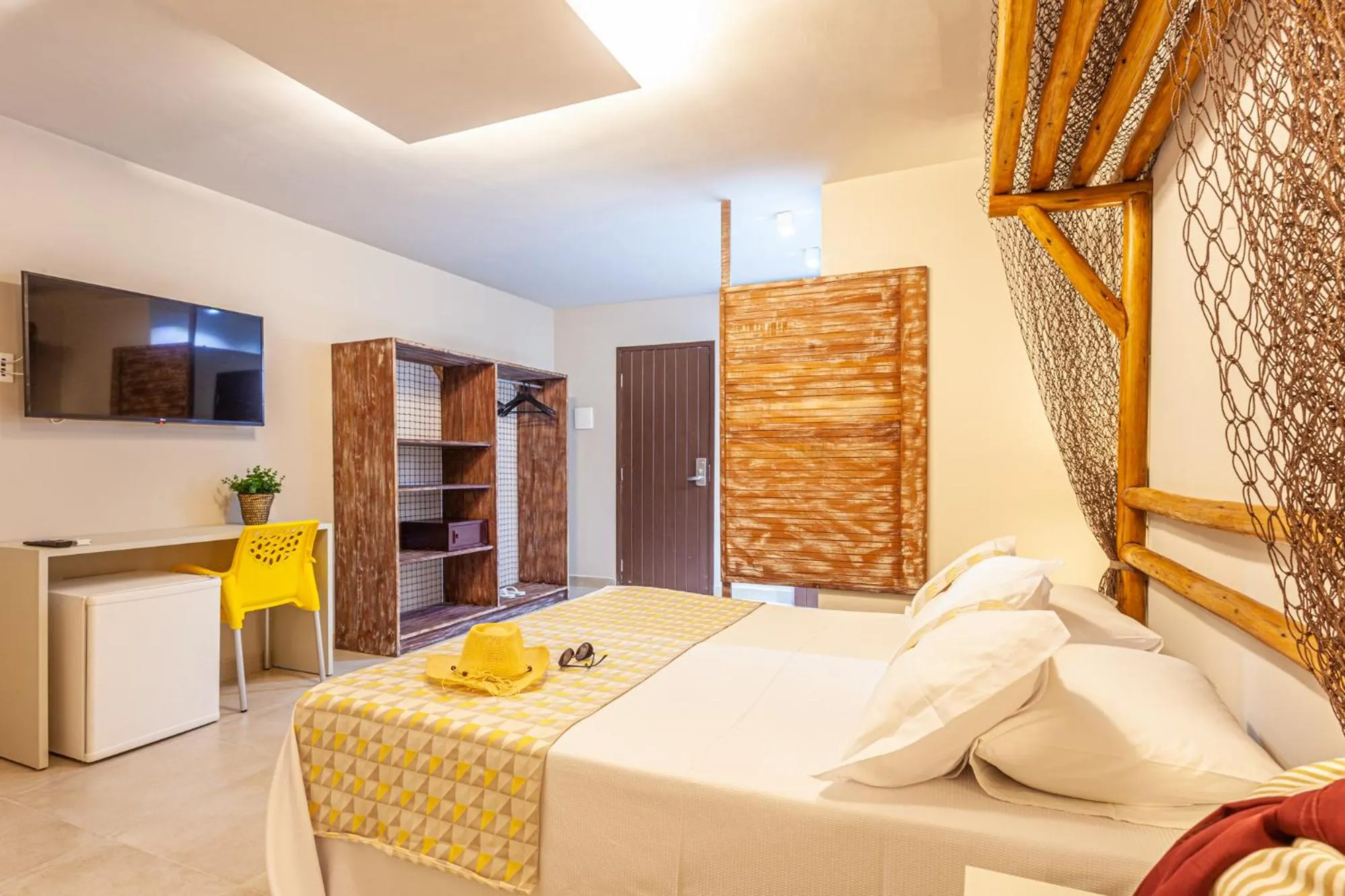 TV and multimedia, Bed in Pousada Marajuba - Adults Only