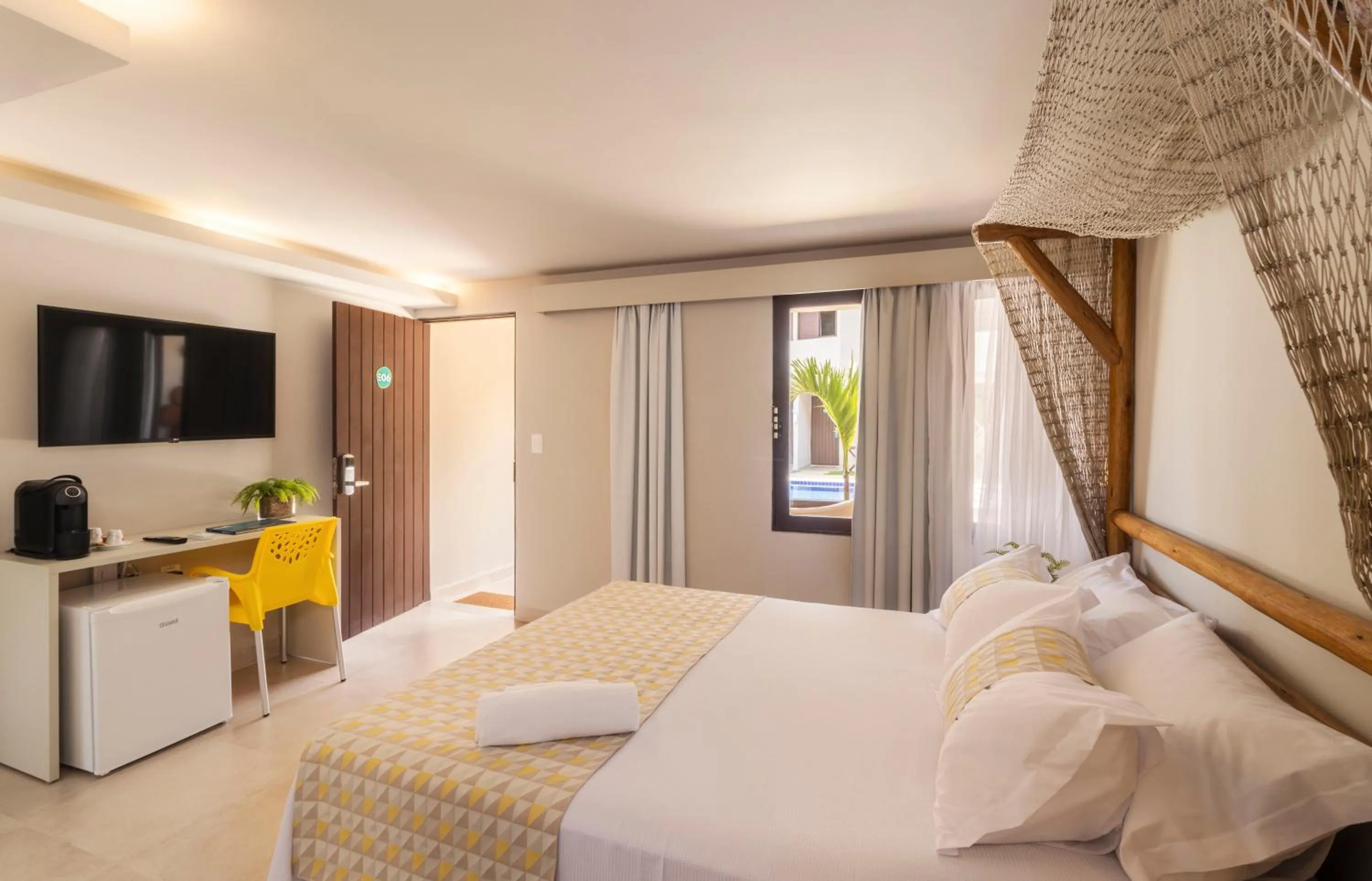 TV and multimedia, Bed in Pousada Marajuba - Adults Only