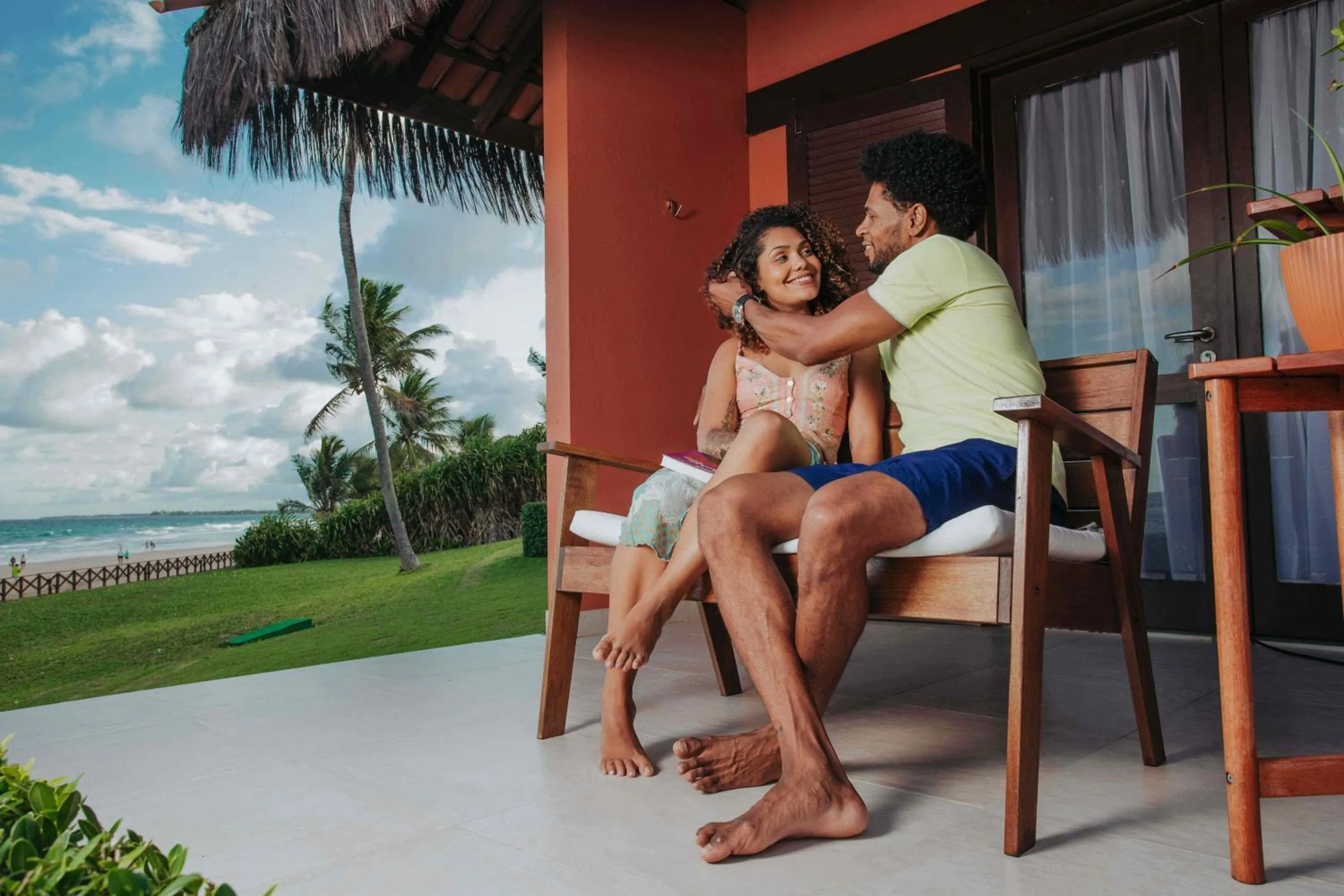 Balcony/Terrace in Pousada Tabapitanga