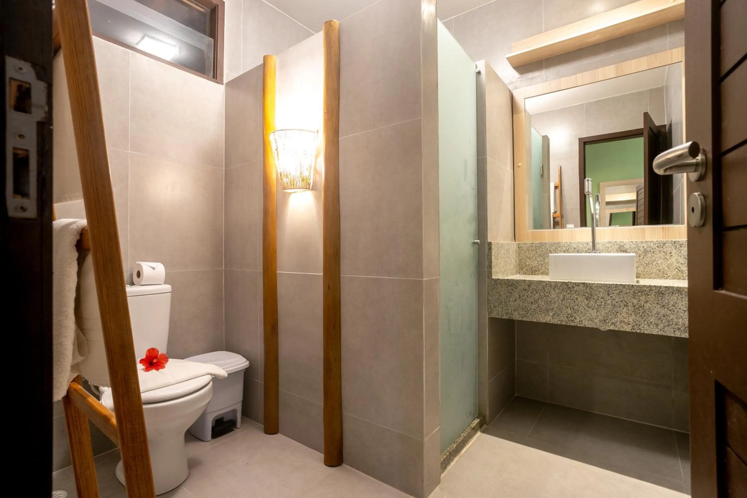 Bathroom in Pousada Tabapitanga