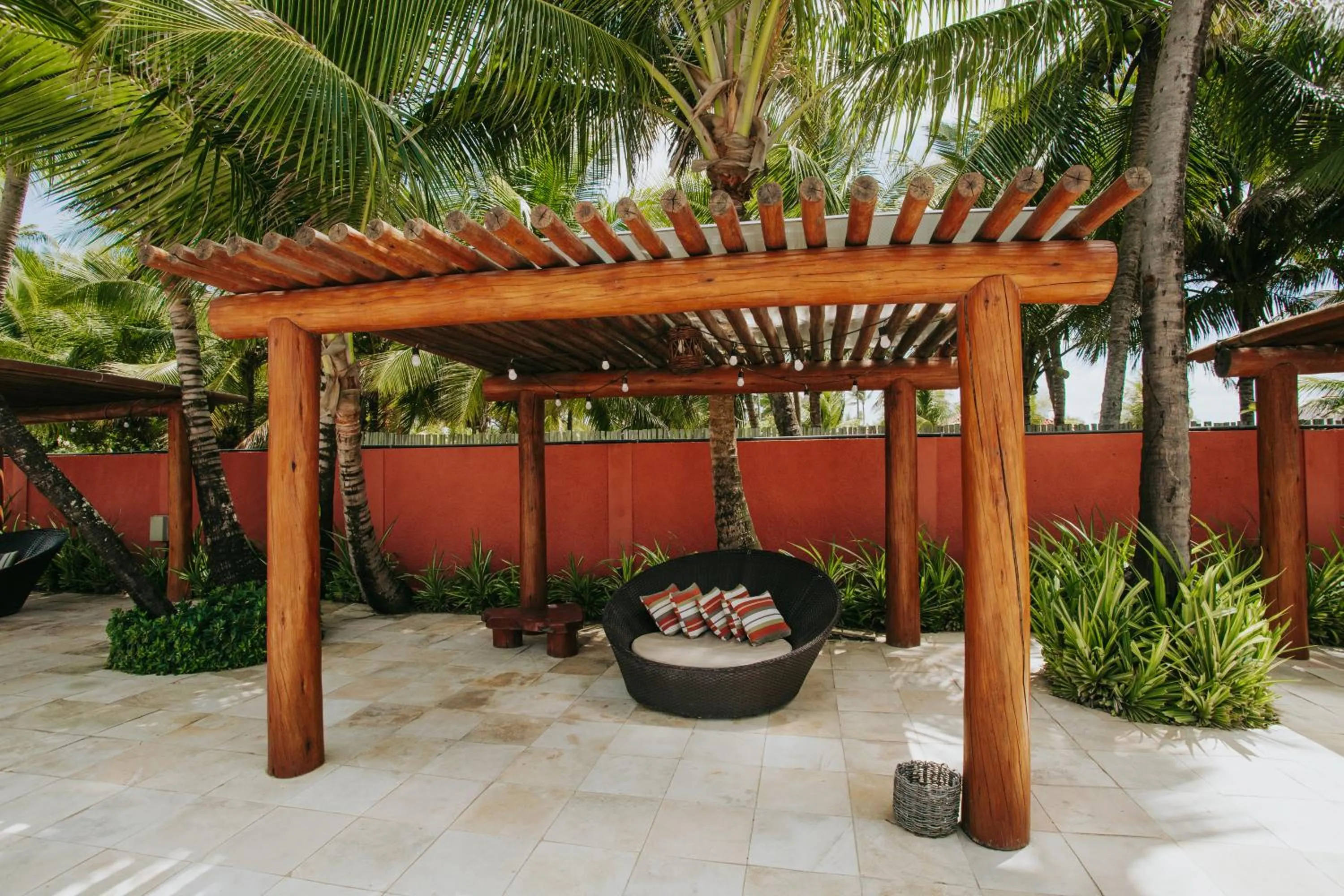 Garden view in Pousada Tabapitanga