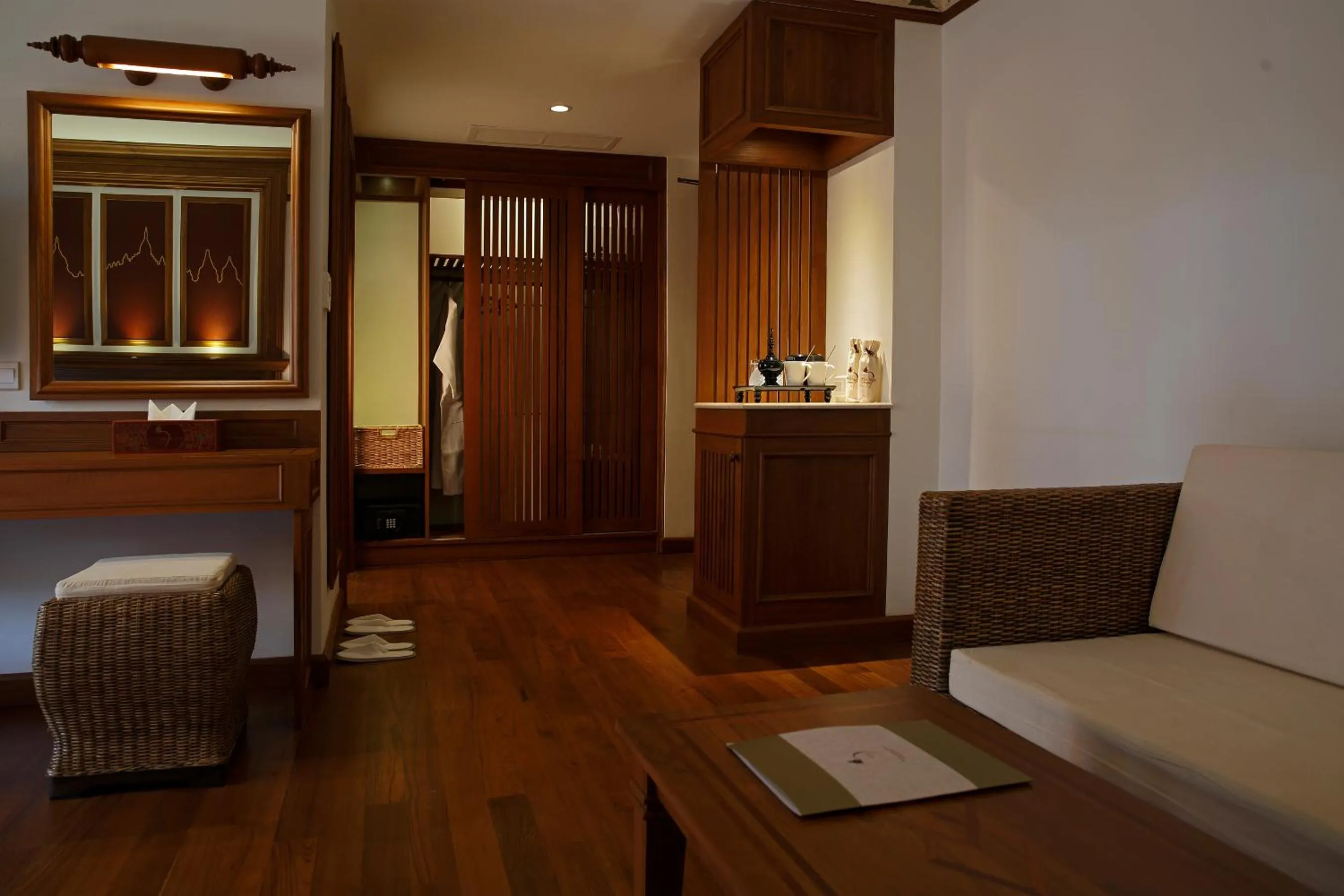 Living room in Heritage Bagan Hotel