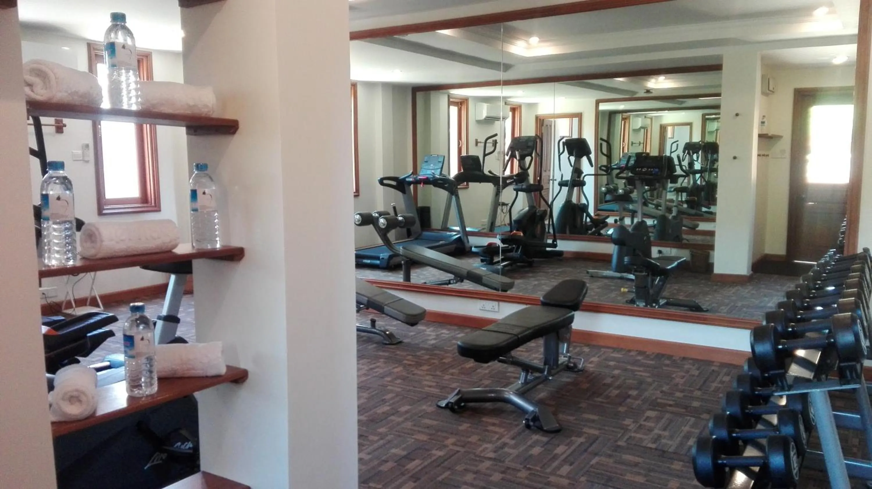 Fitness centre/facilities in Heritage Bagan Hotel