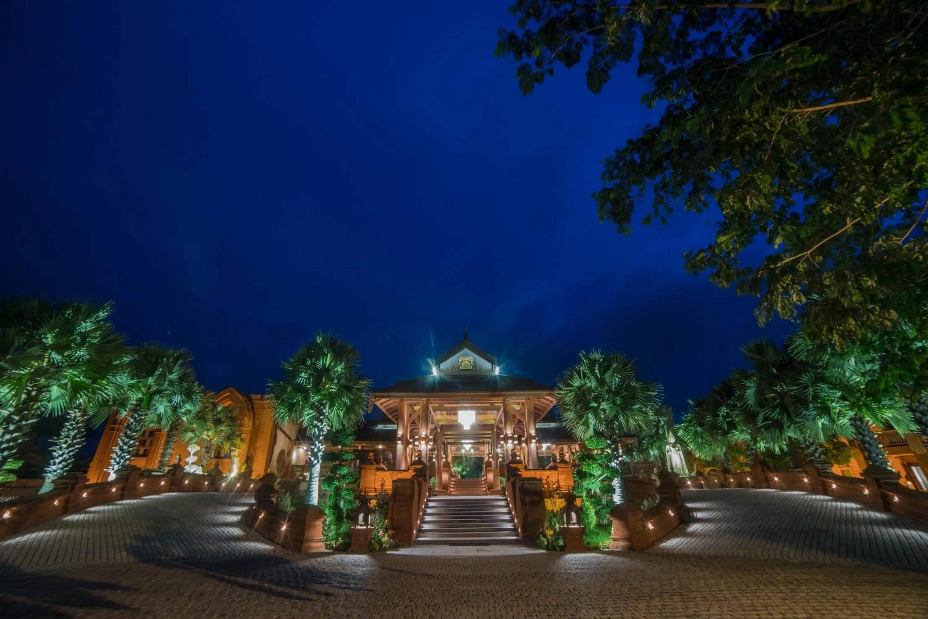 Facade/entrance in Heritage Bagan Hotel