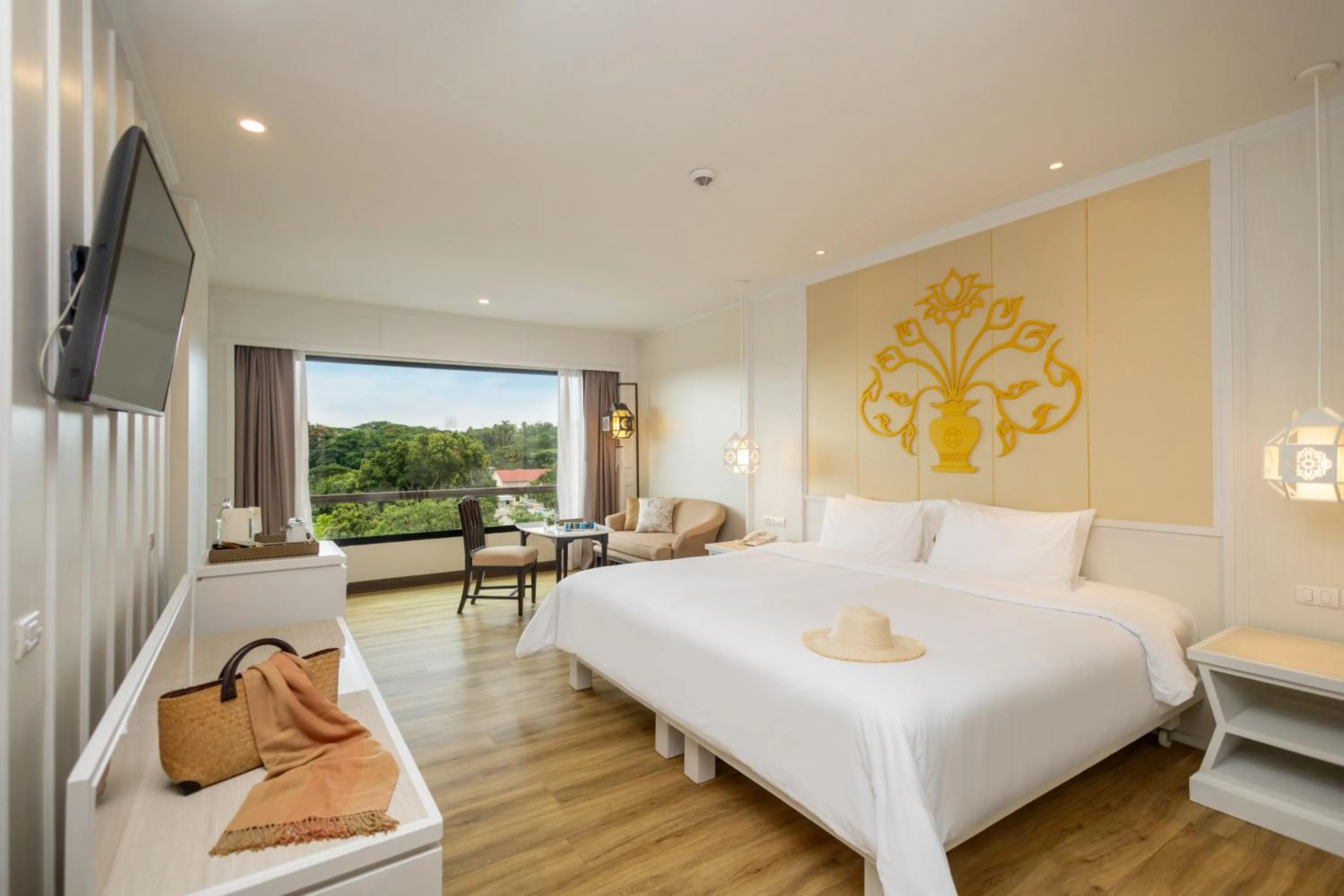 Bed in The Riverie by Katathani