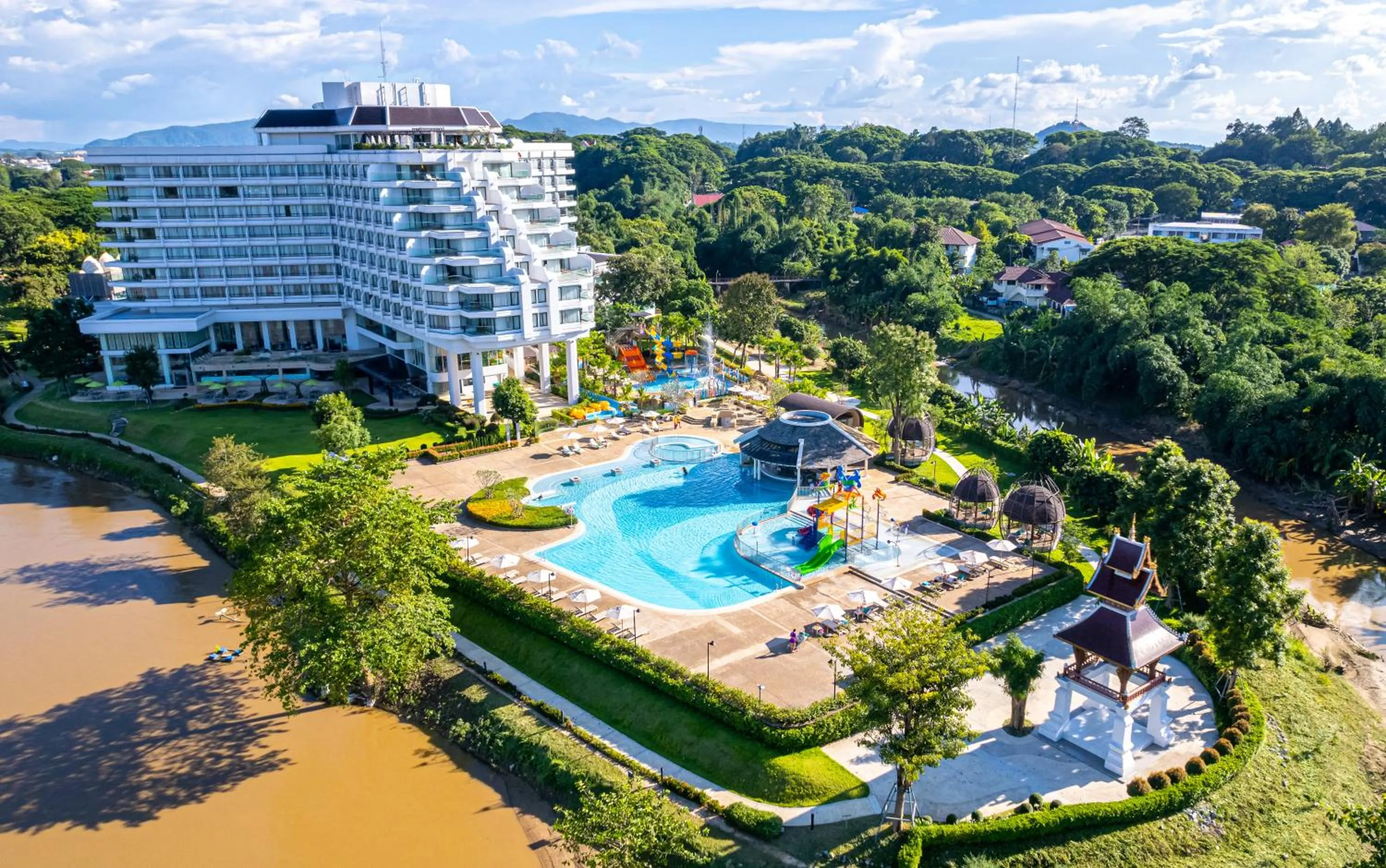 Bird's eye view in The Riverie by Katathani