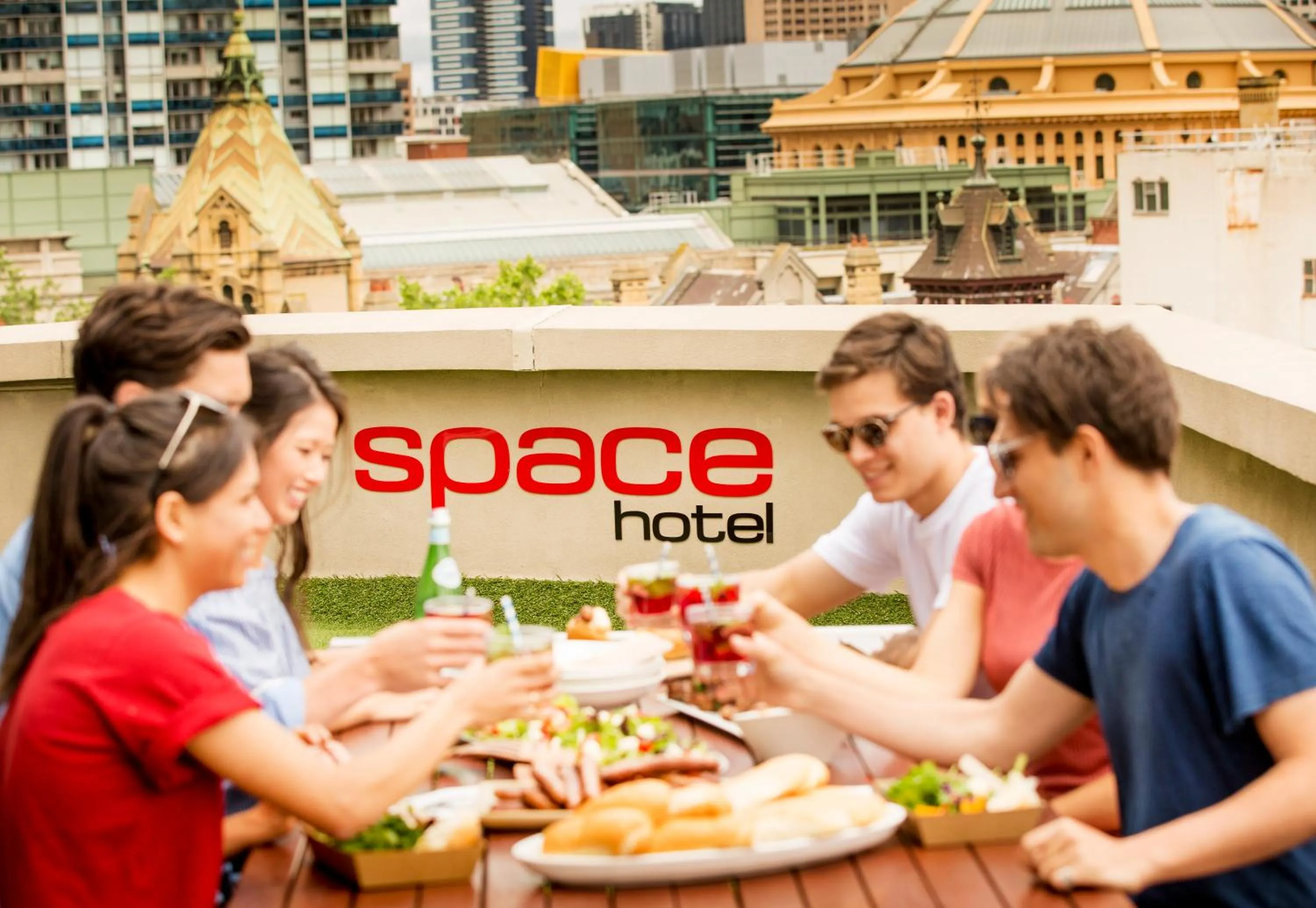 BBQ facilities in Space Hotel