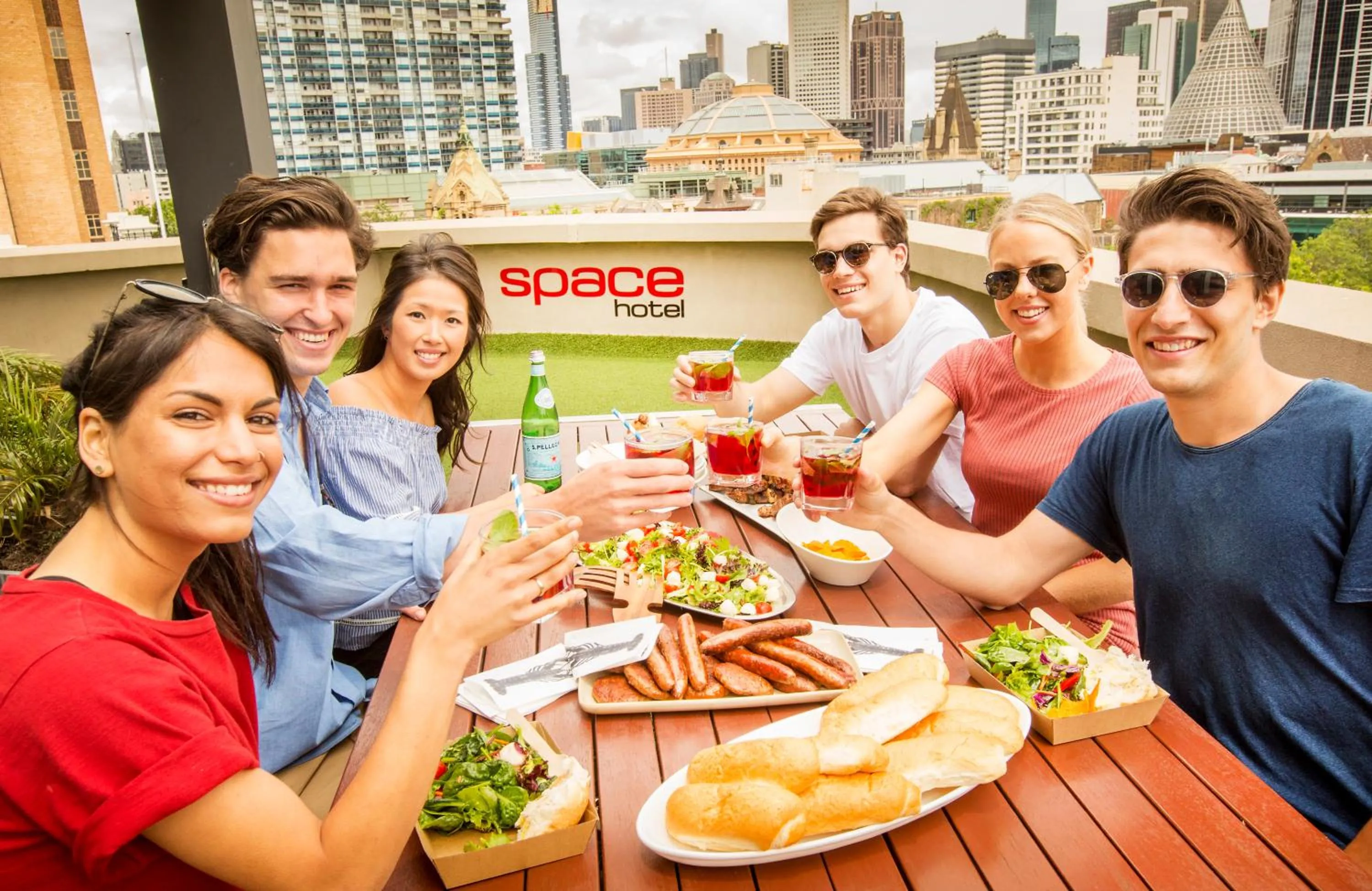 BBQ facilities in Space Hotel