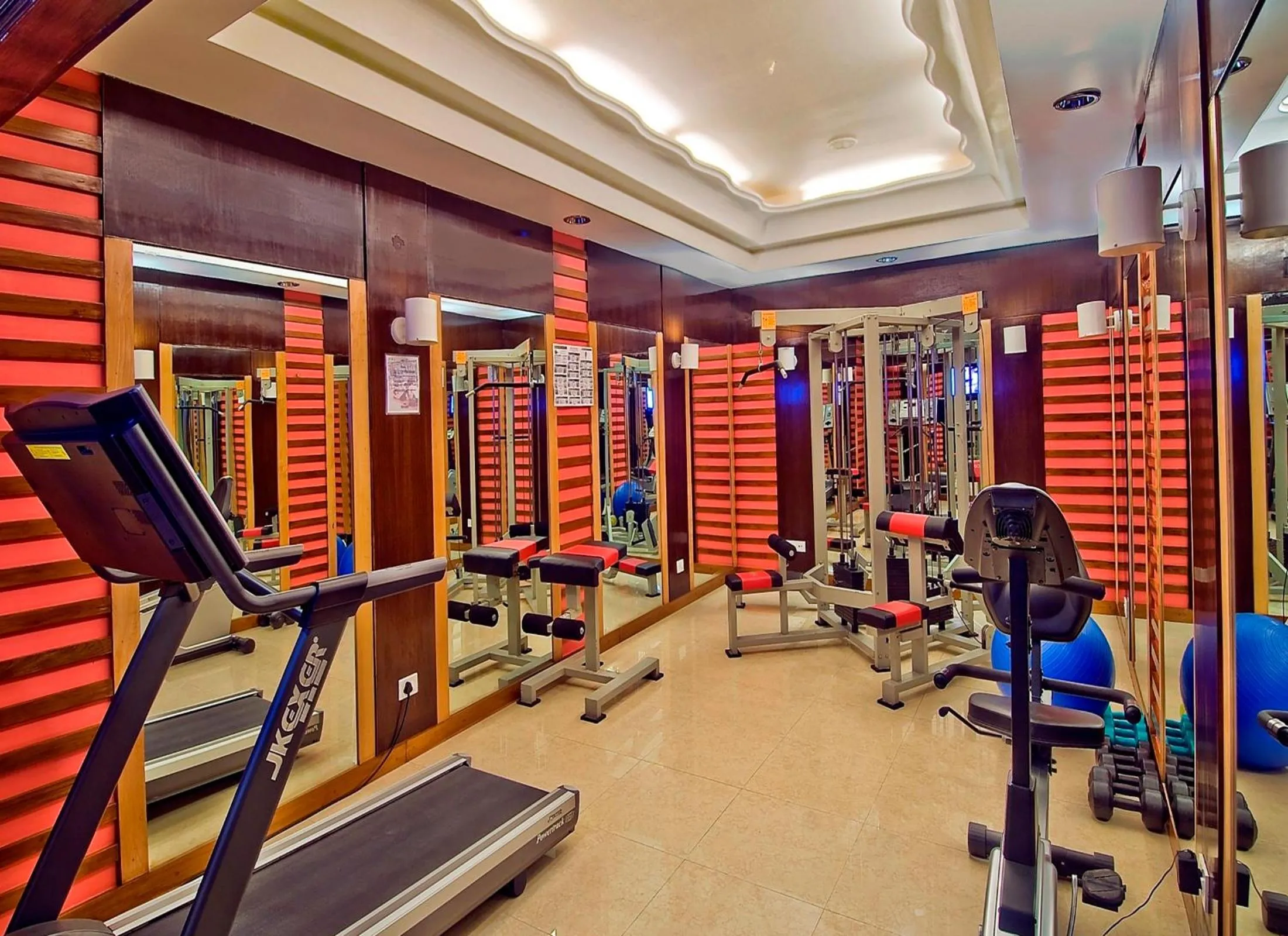 Fitness centre/facilities in Sarovar Portico Rivera Ahmedabad