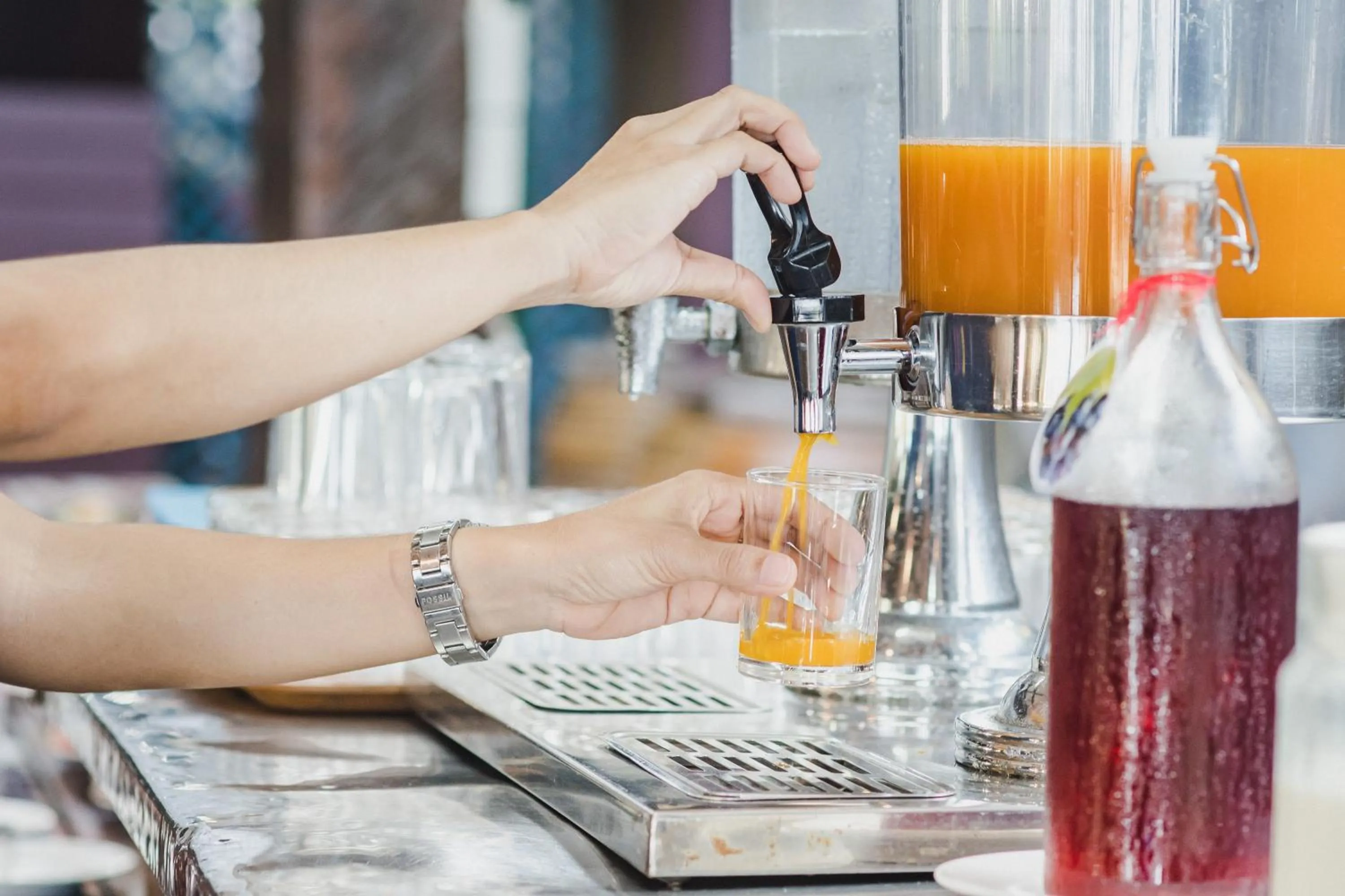 Buffet breakfast in Baan Imm Sook Resort