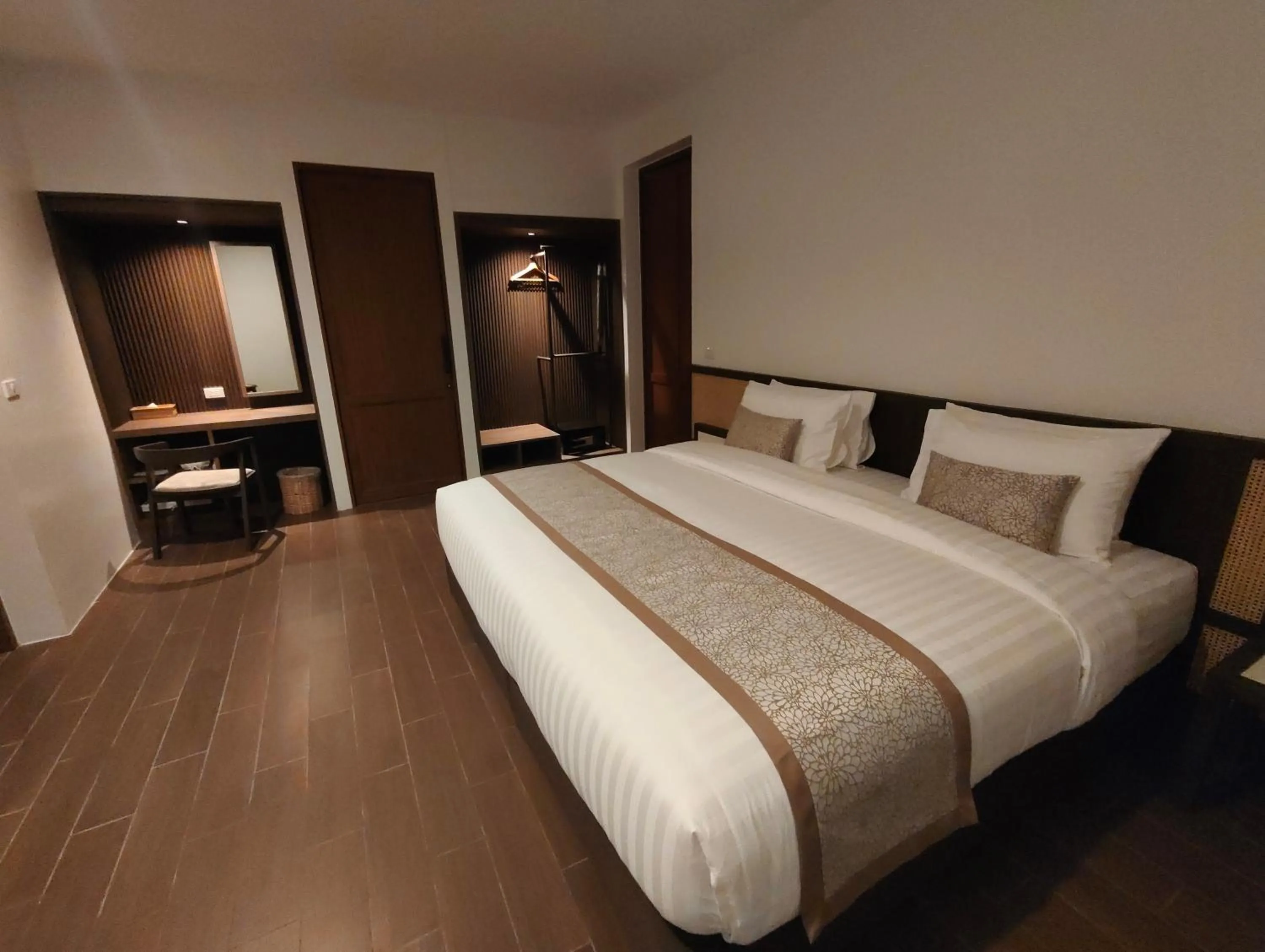 Bed in Baan Imm Sook Resort