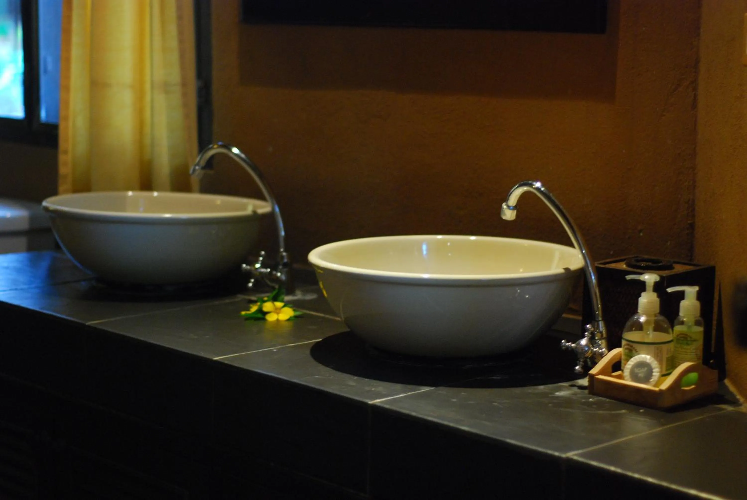 Bathroom in Melina Beach Front Bungalows
