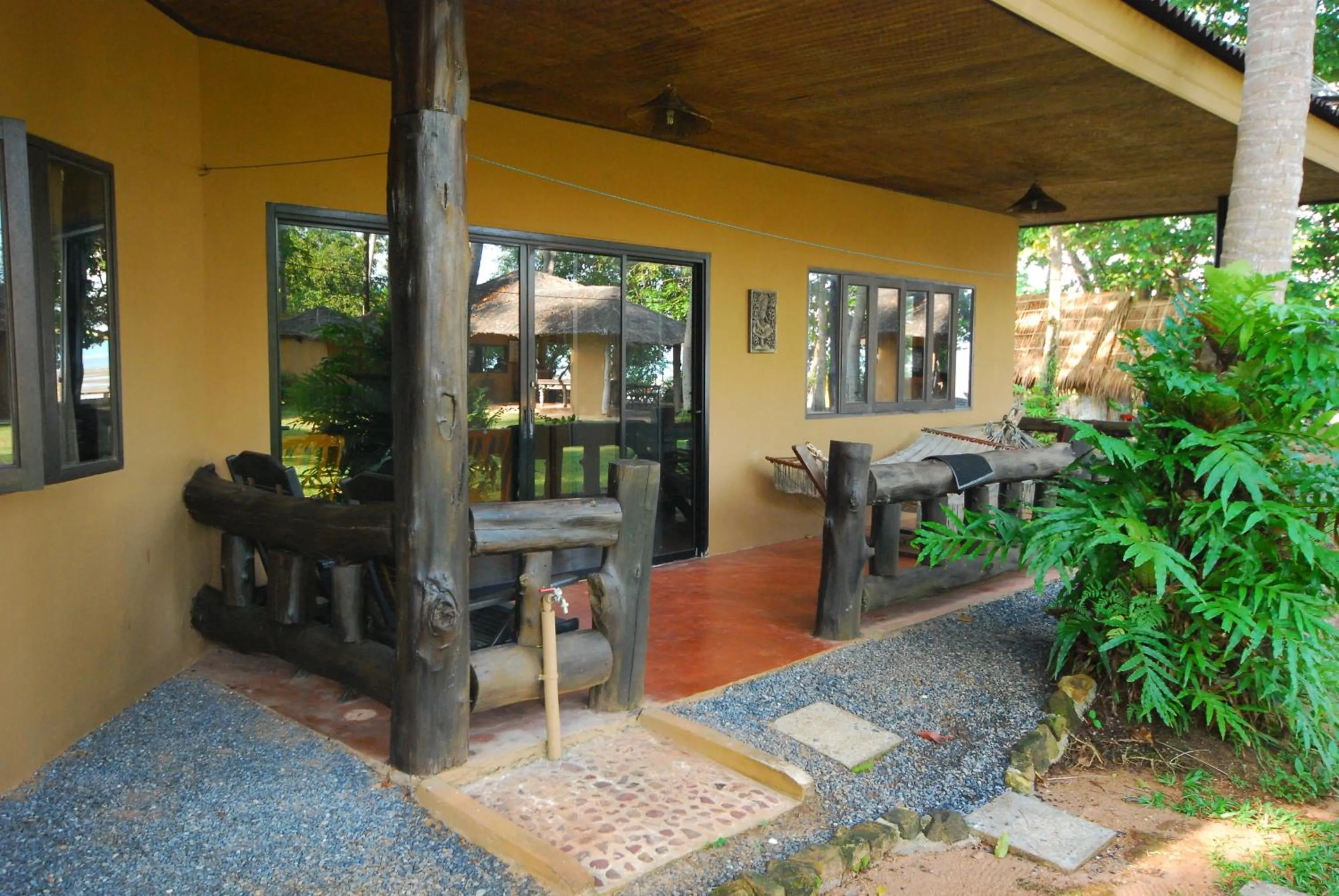 Balcony/Terrace in Melina Beach Front Bungalows