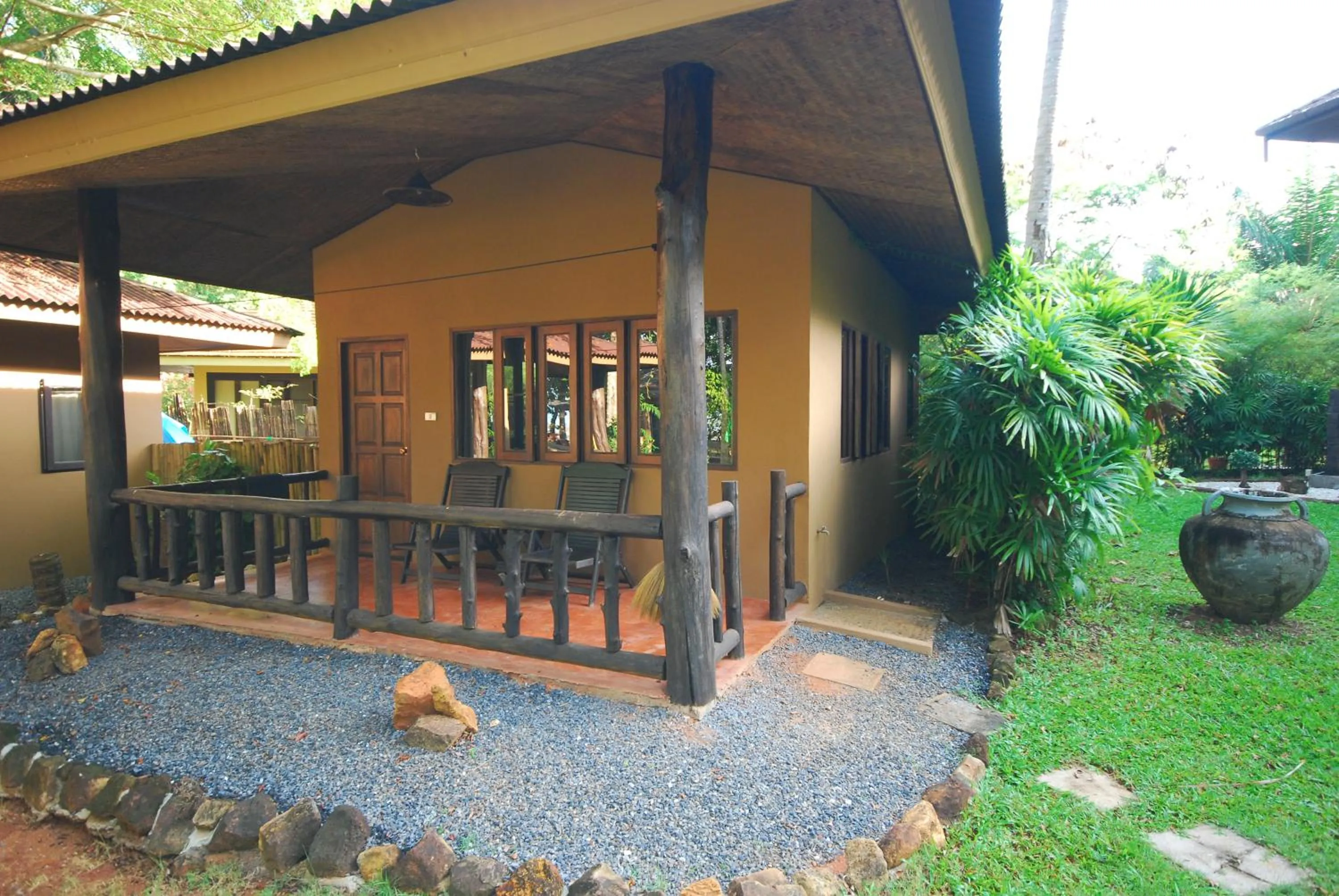 Balcony/Terrace in Melina Beach Front Bungalows
