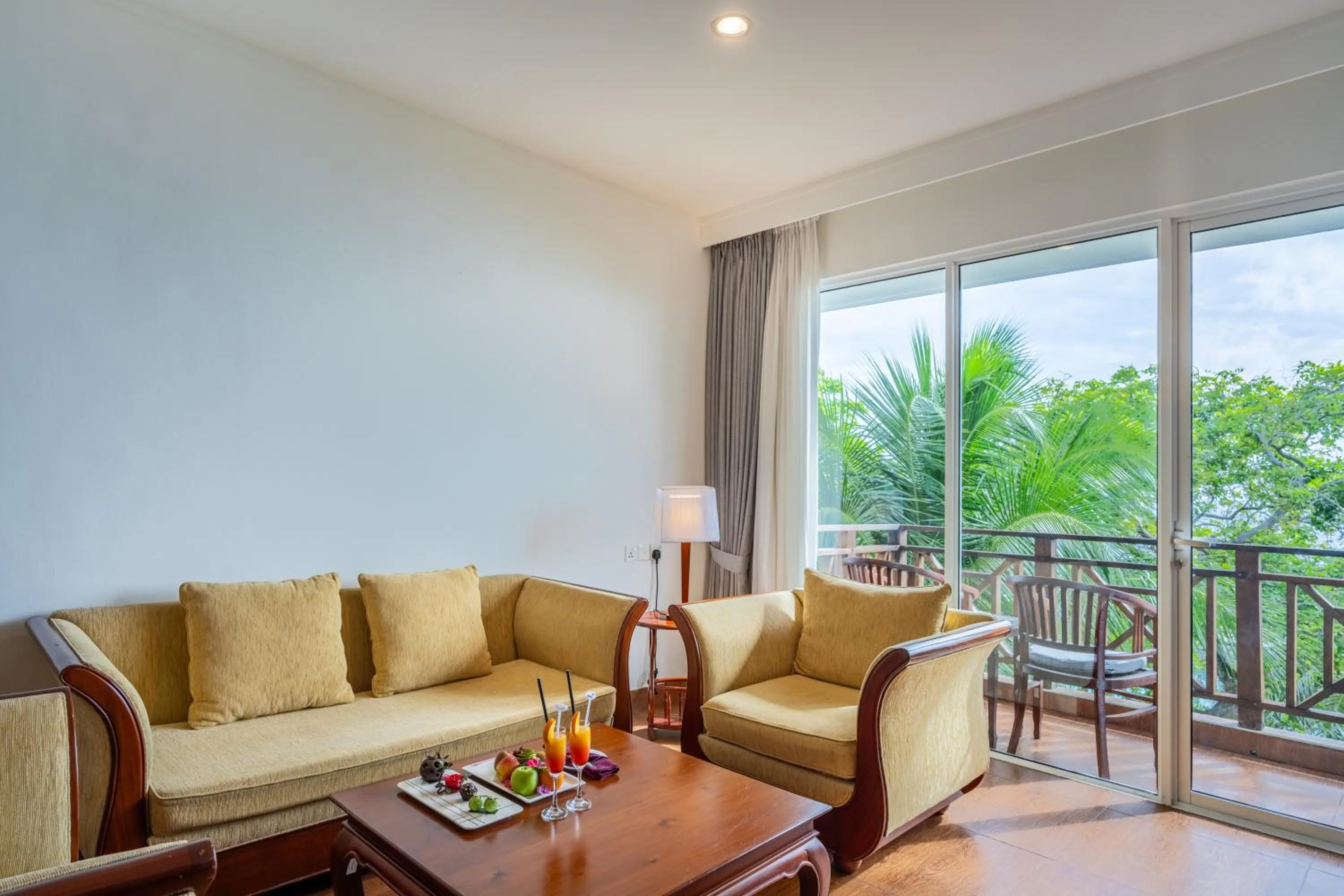 Living room in Hulhule Island Hotel- Private Beach Access & Airport Pick-up and Drop