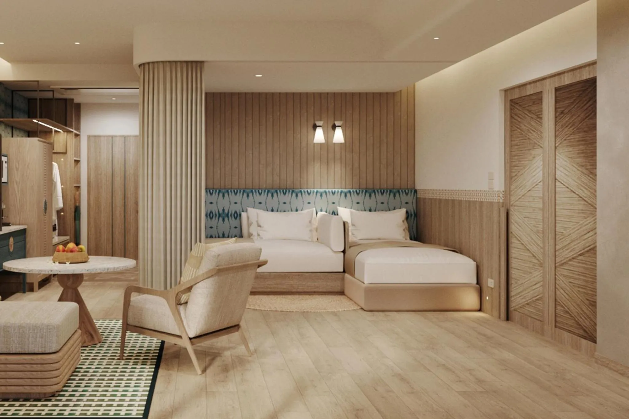 Bed in KC Grande Resort Koh Chang