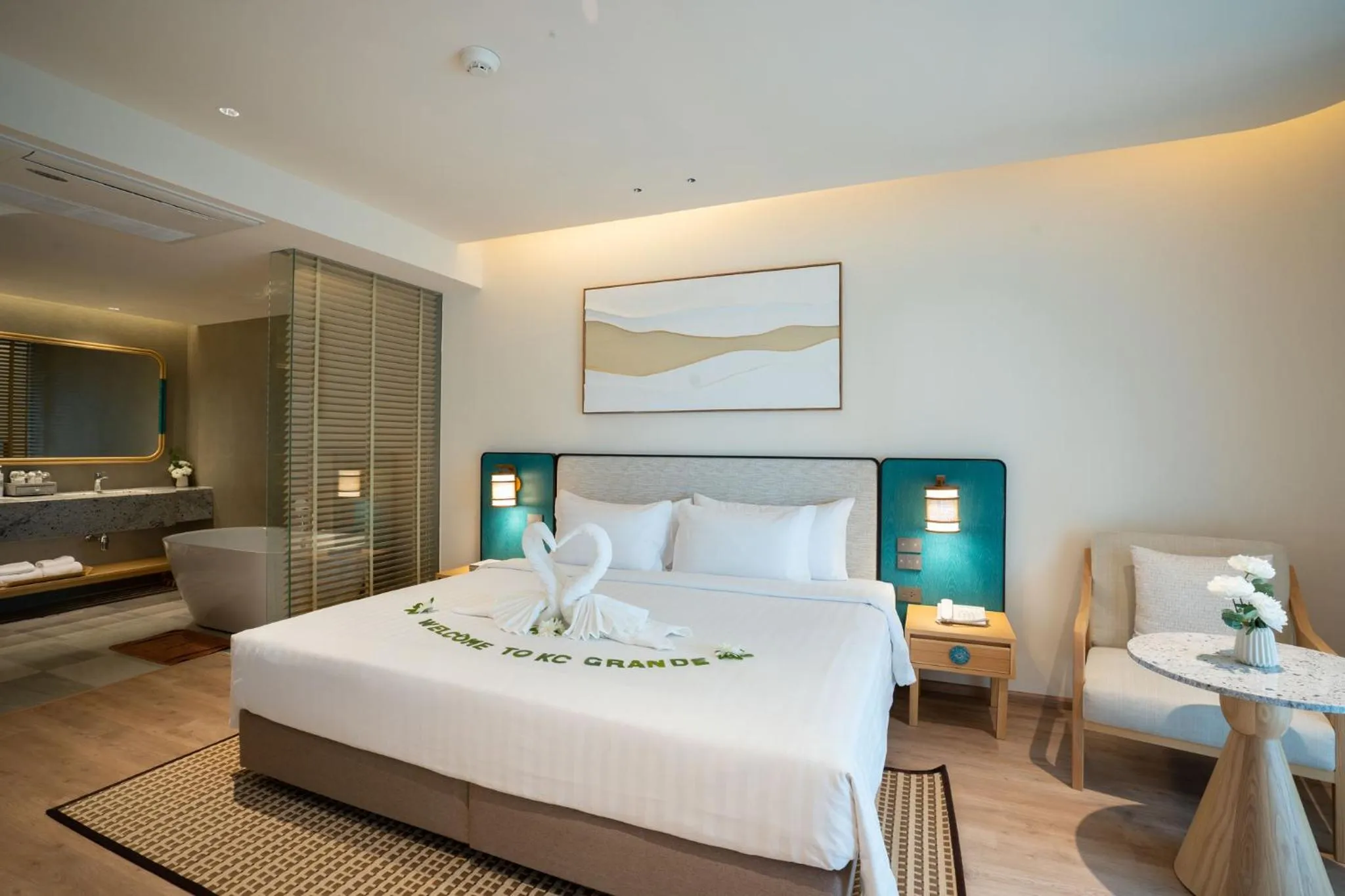 Bed in KC Grande Resort Koh Chang