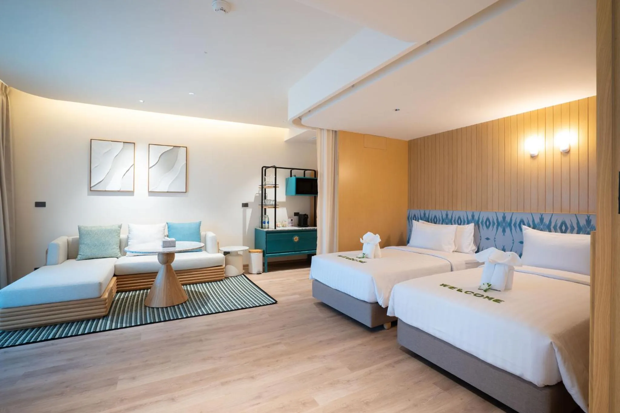 Bed in KC Grande Resort Koh Chang