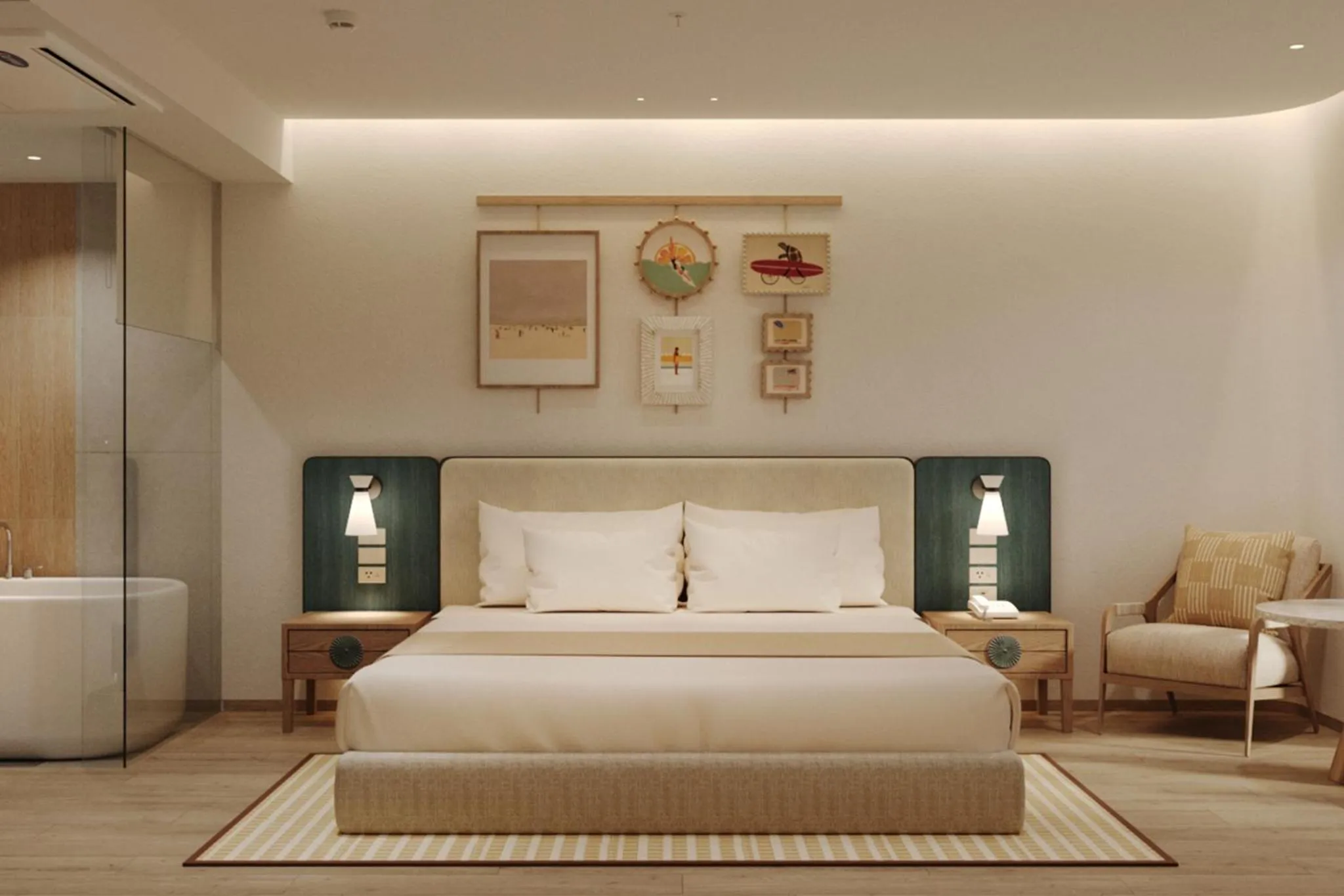 Bedroom, Bed in KC Grande Resort Koh Chang