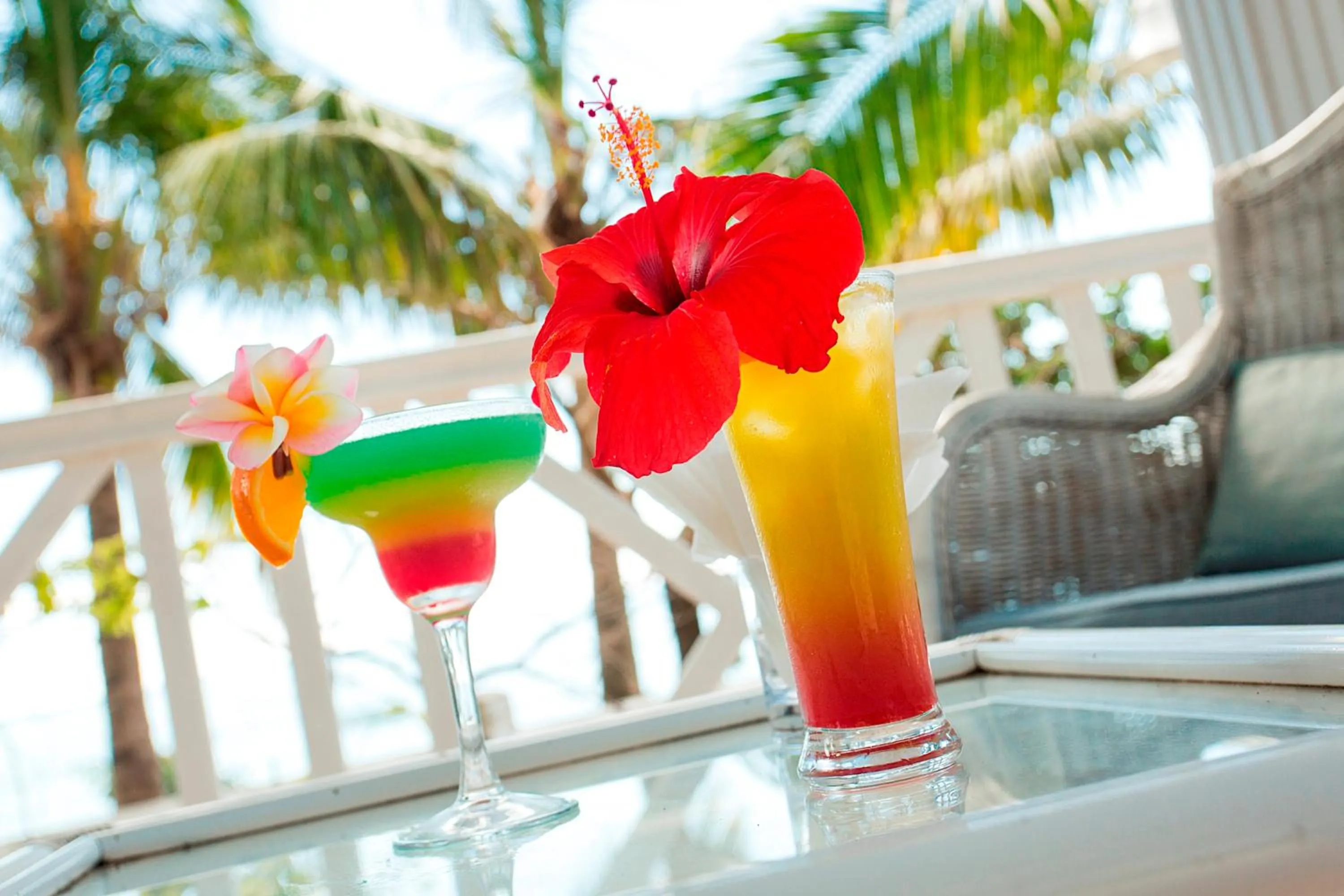 Drinks in Cocotiers Hotel - Rodrigues