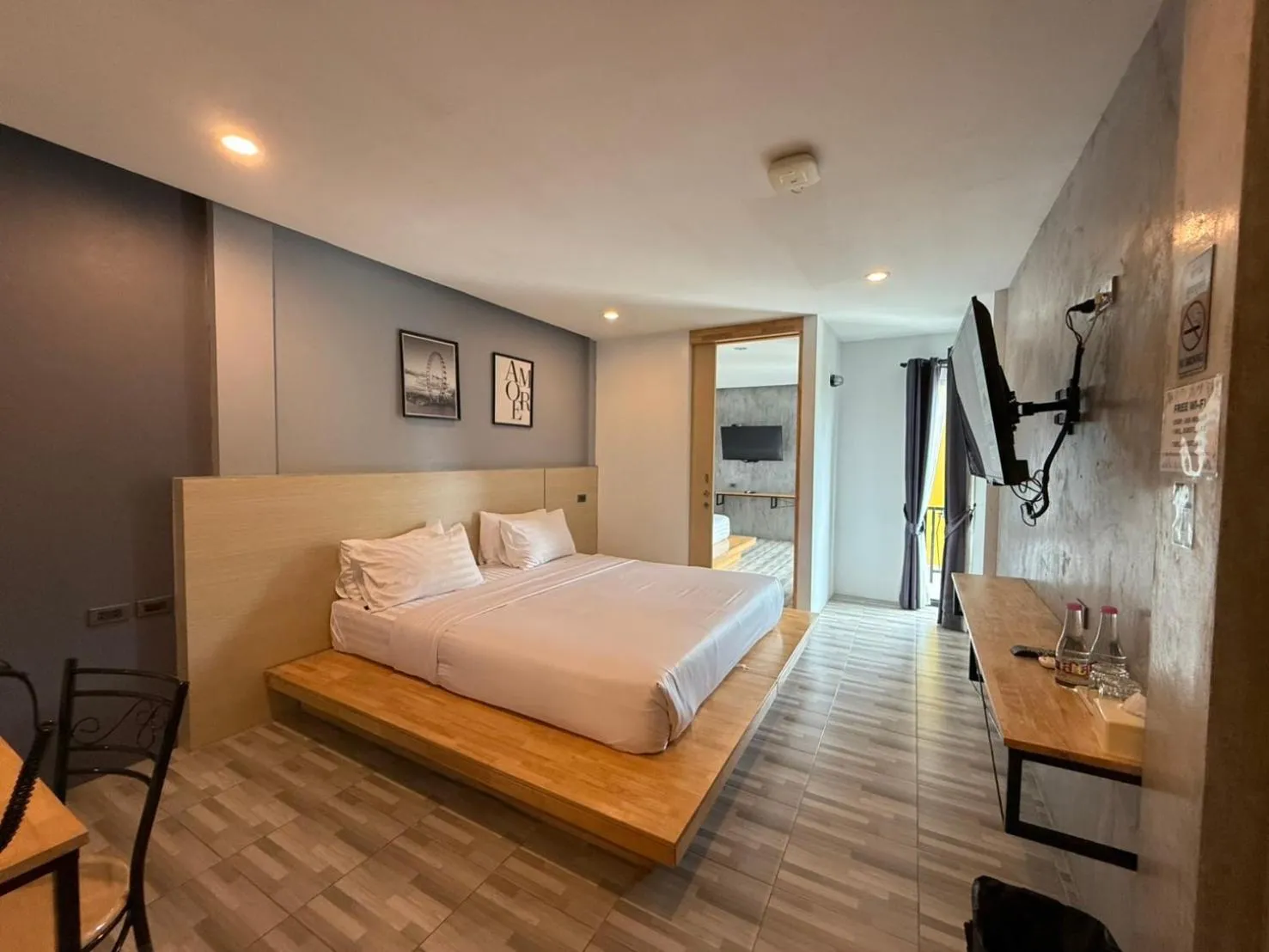 Bed in Sor Kor Sor Resort