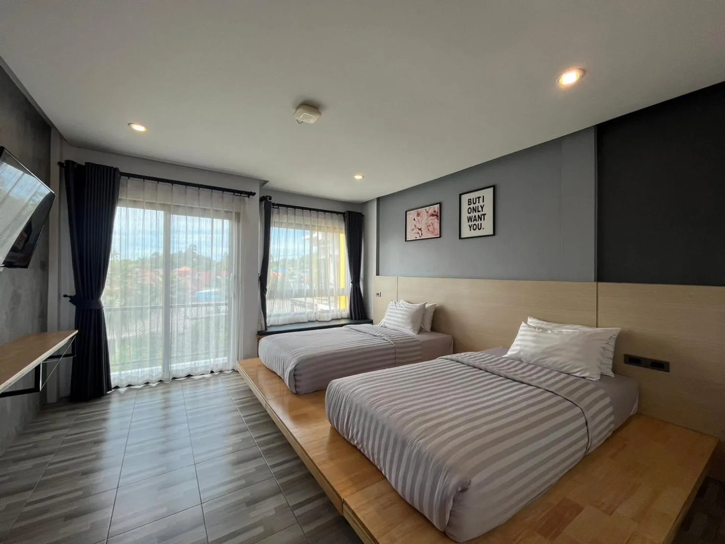 Bed in Sor Kor Sor Resort