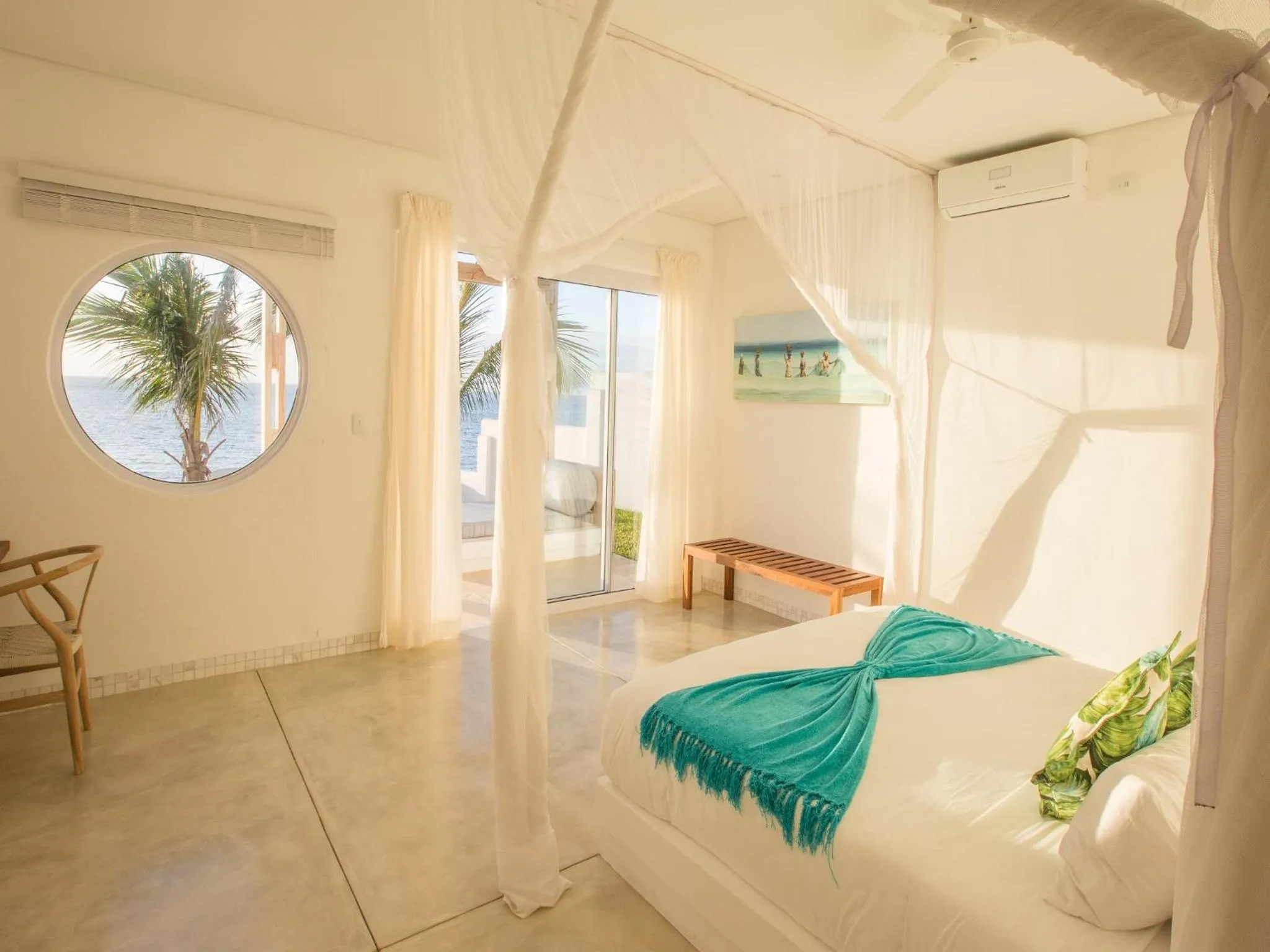 Bedroom, Bed in Beach House