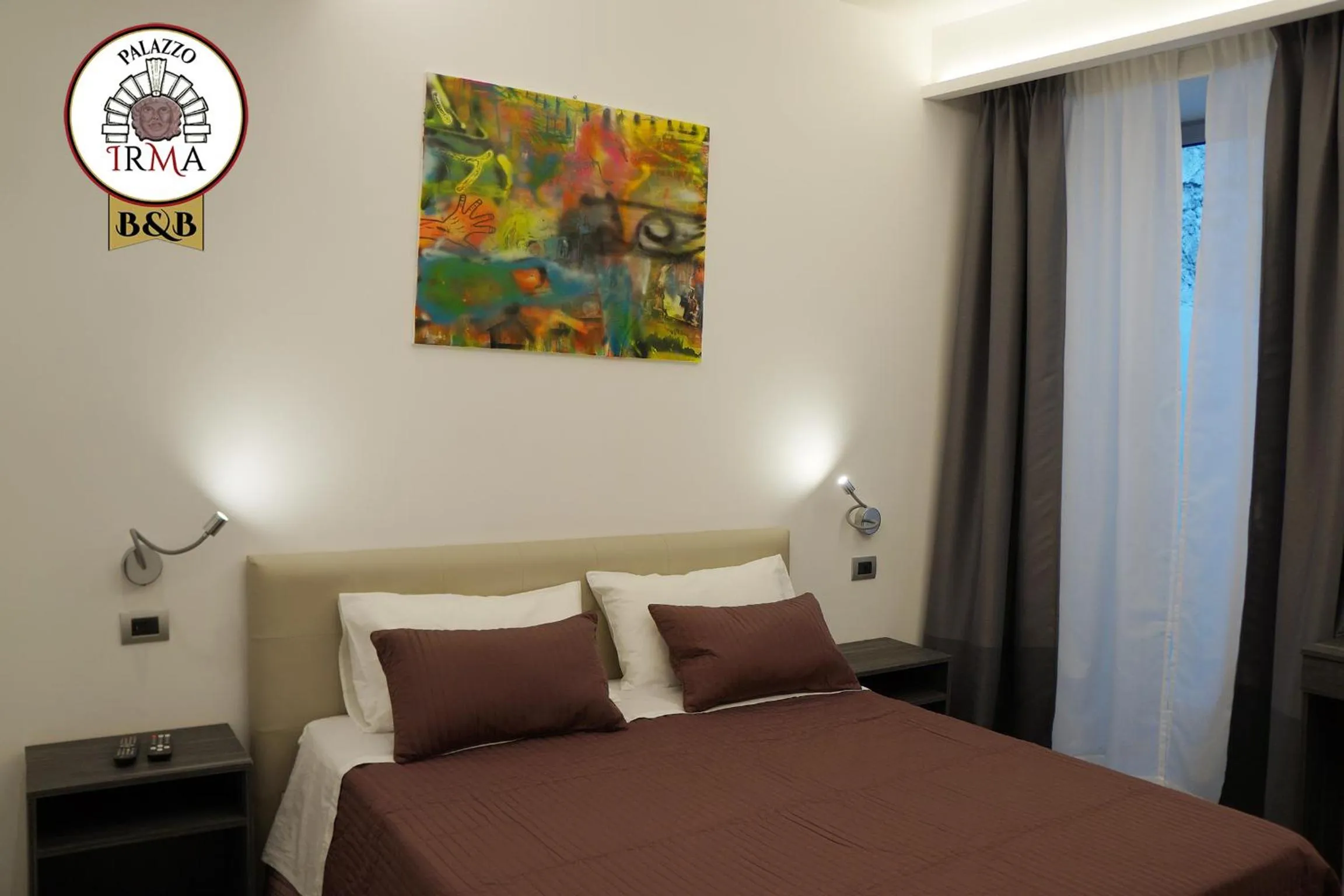 Patio, Bed in Palazzo IrMa - Hotel - B&B Luxury