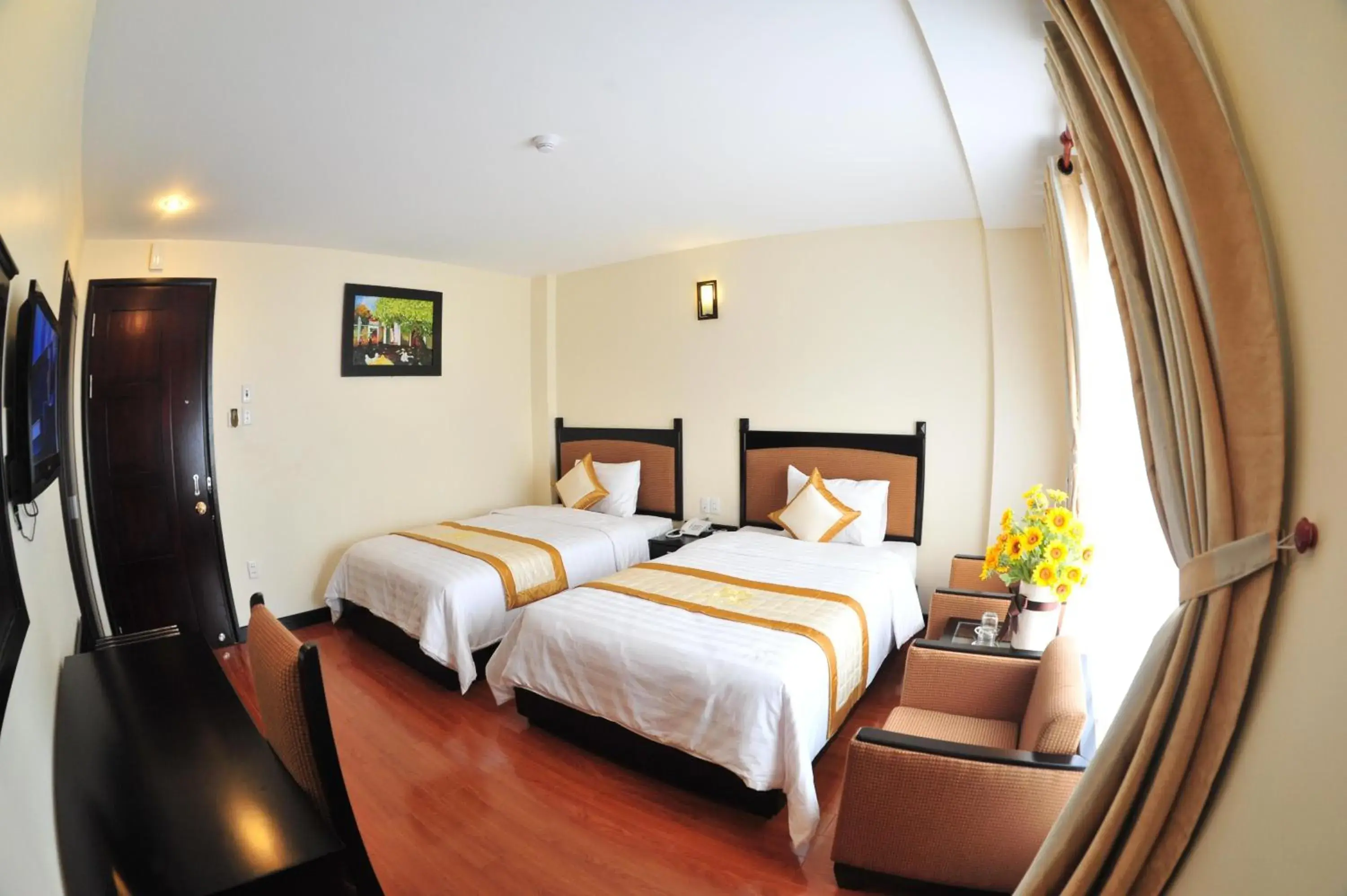 Deluxe Twin Room in Than Thien - Friendly Hotel Deluxe Twin Room in Than Thien - Friendly Hotel