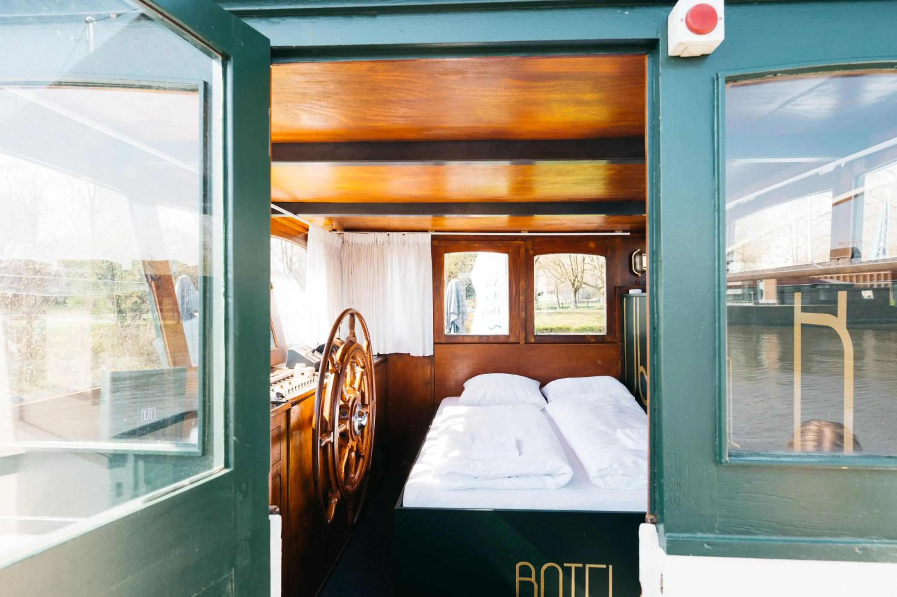 Bed in Botel Maastricht