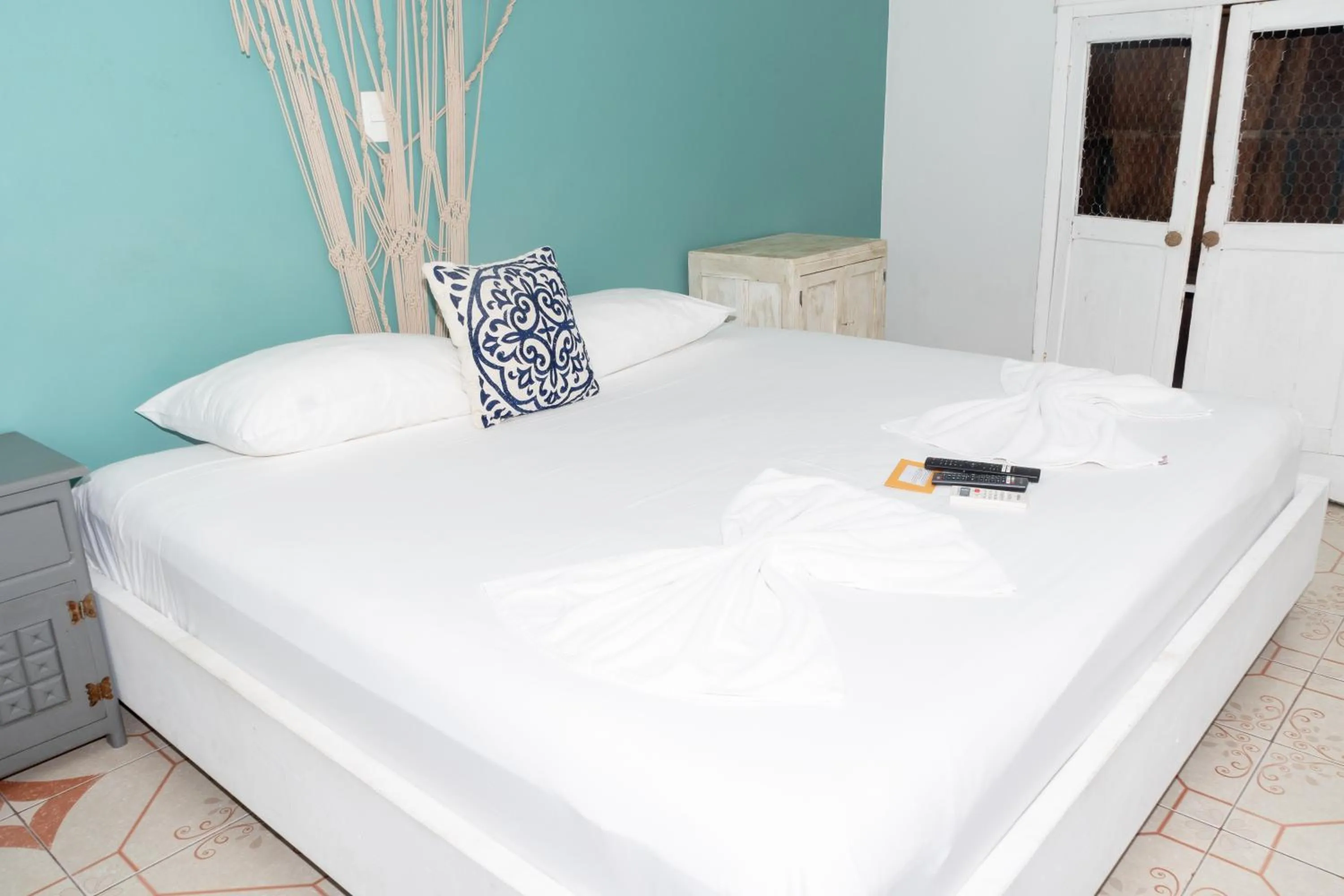 Bedroom, Bed in Casa Colonial Tulum