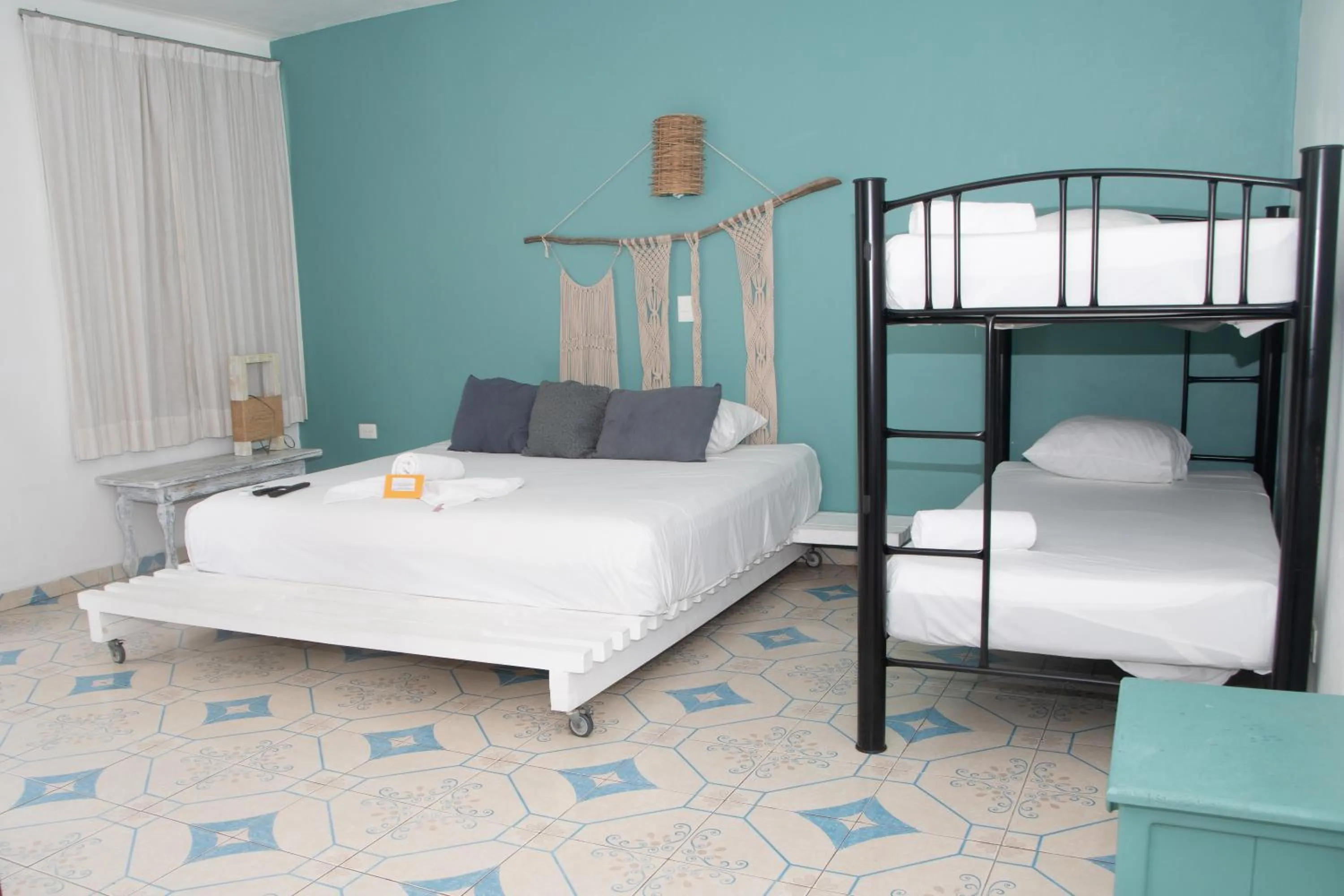 Bedroom, Bed in Casa Colonial Tulum