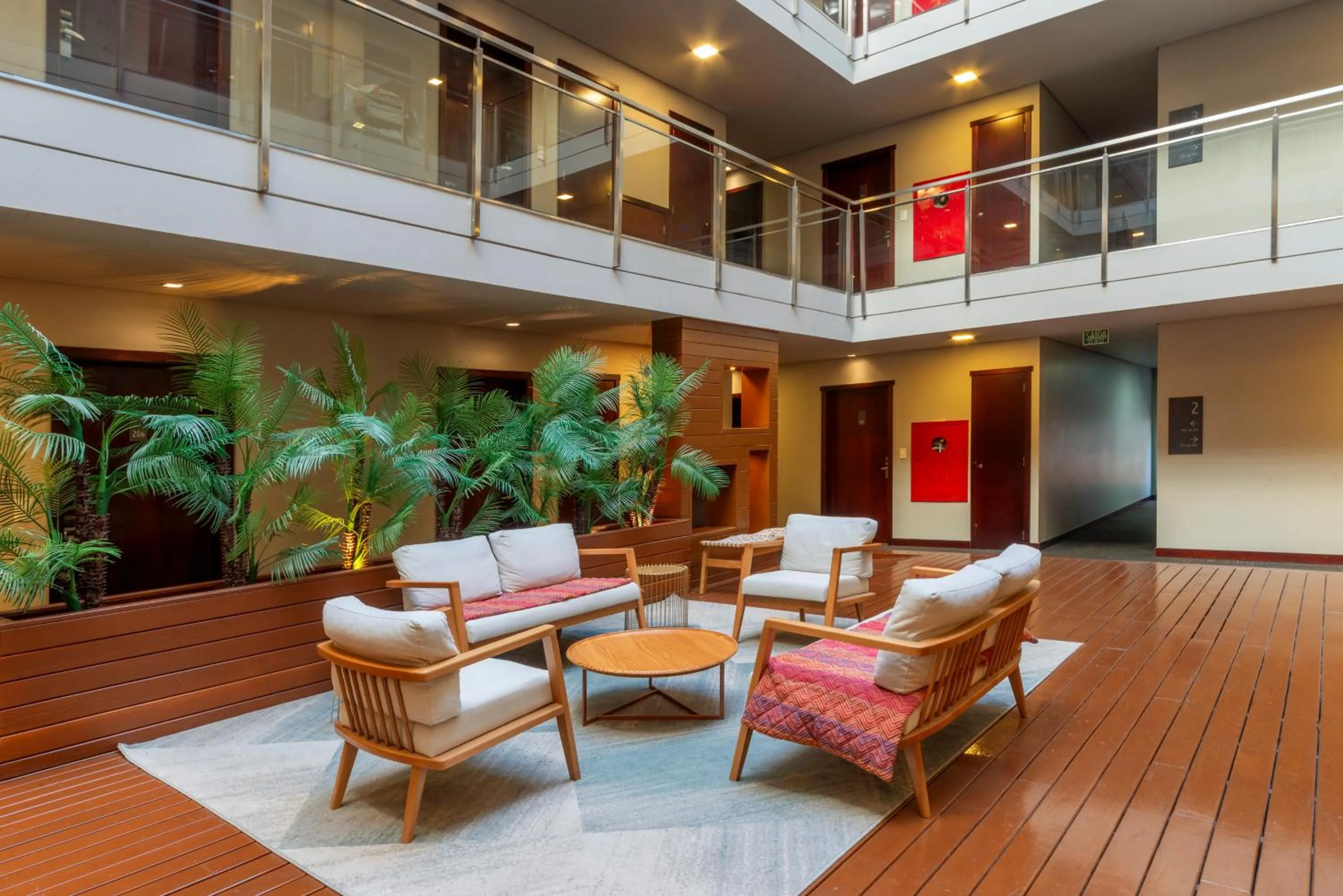 Garden view in Hotel Laghetto Stilo Borges Oficial