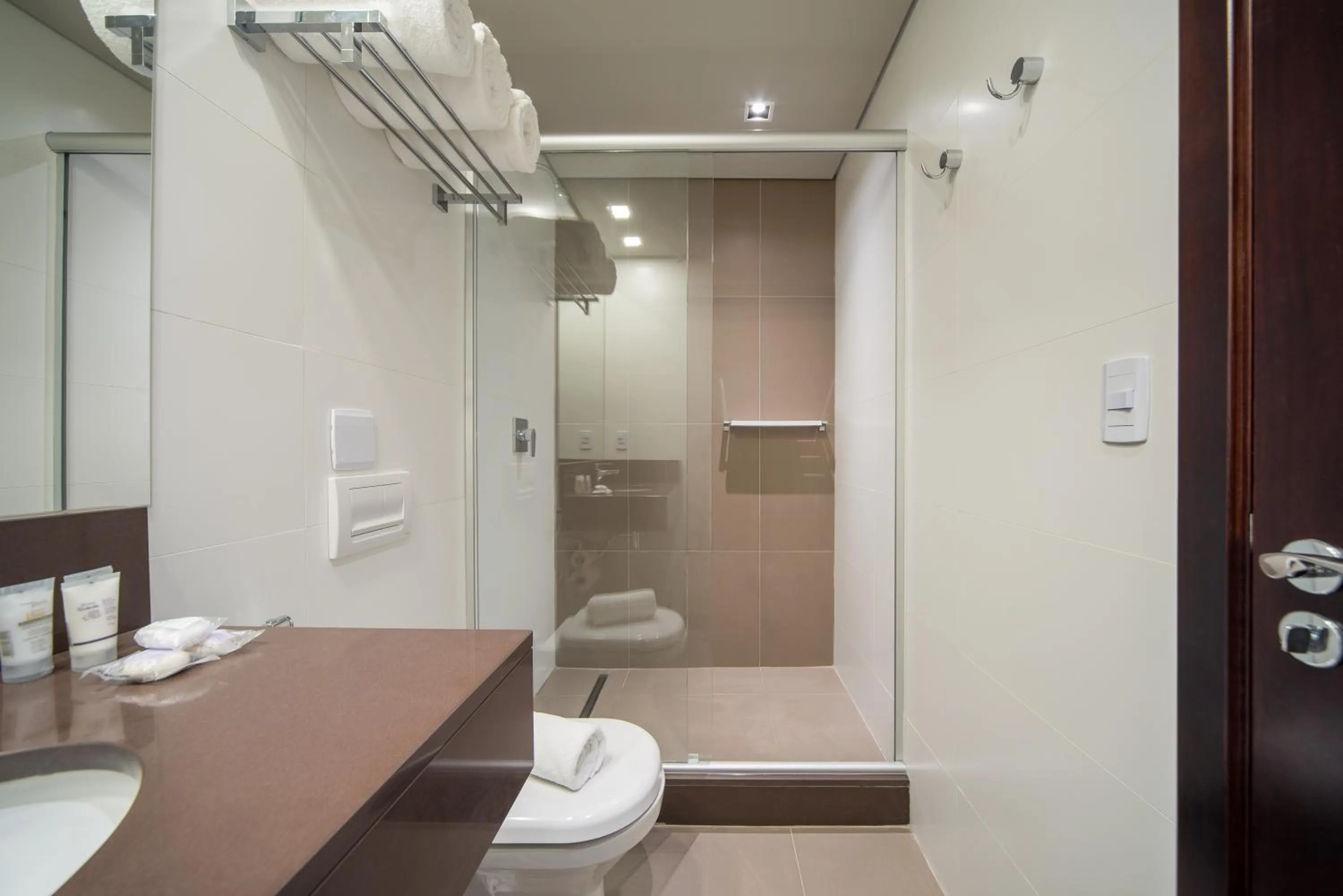 Bathroom in Hotel Laghetto Stilo Borges Oficial