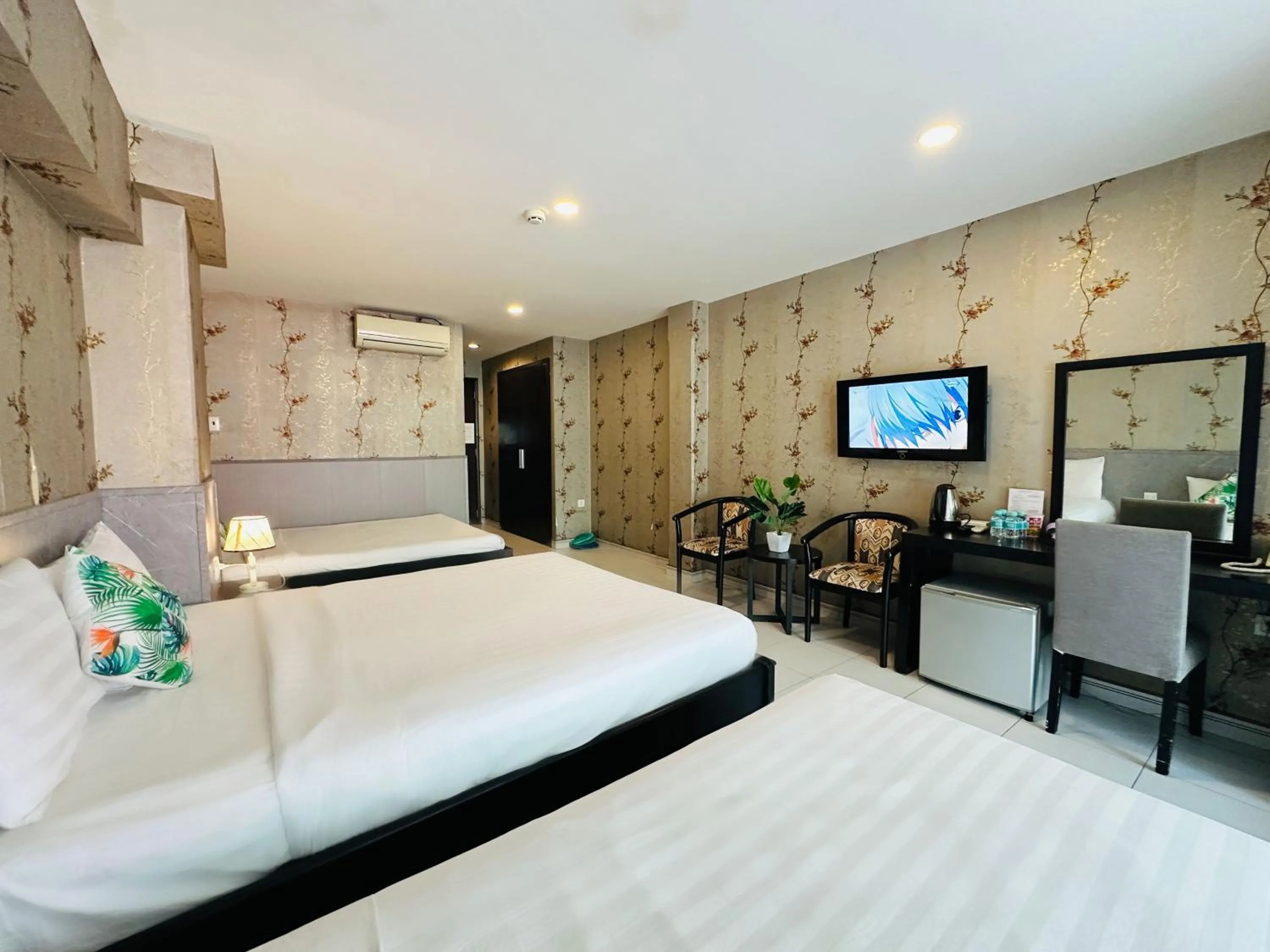 Bed in Centana Ben Thanh Hotel