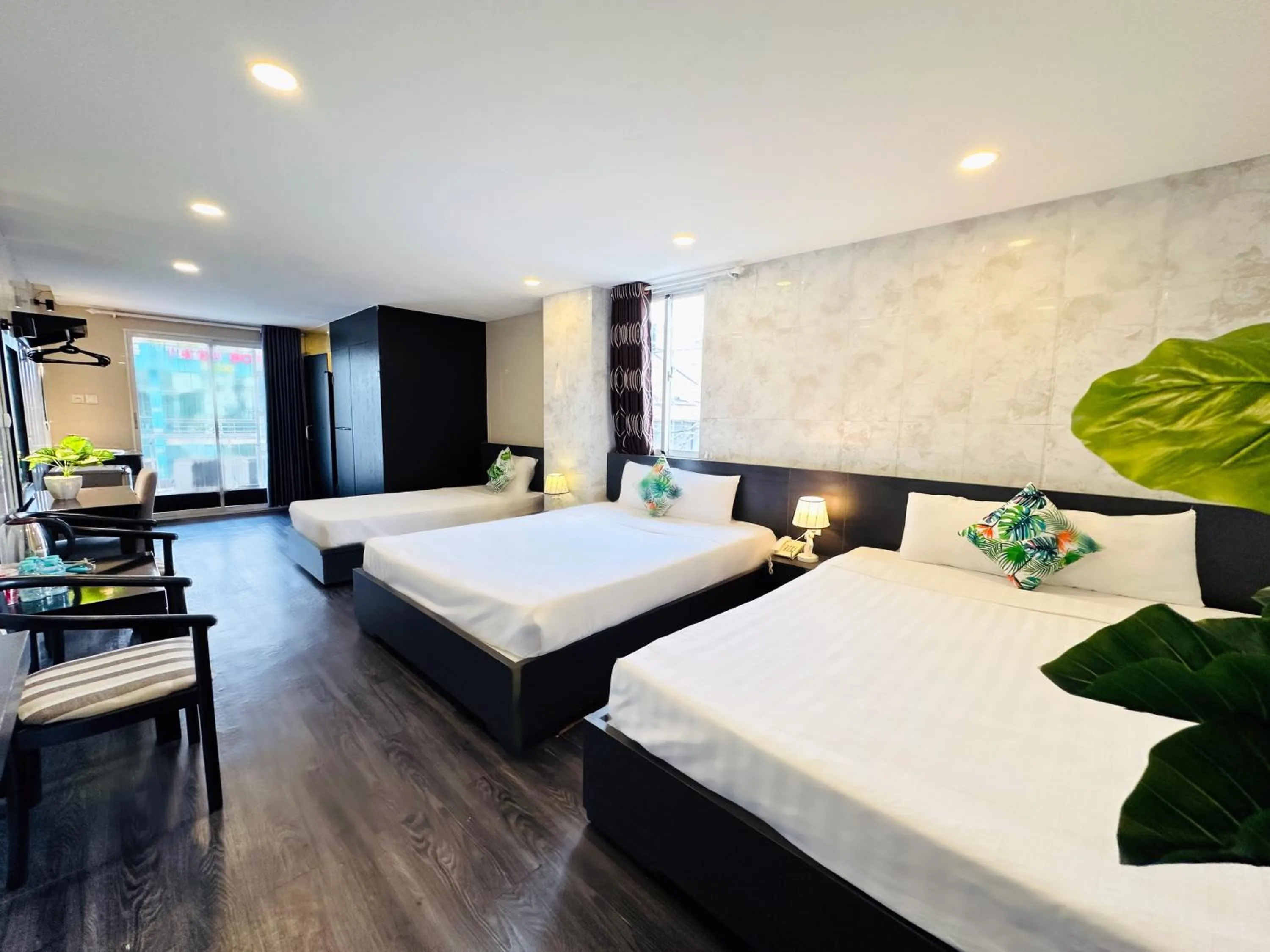 Bed in Centana Ben Thanh Hotel